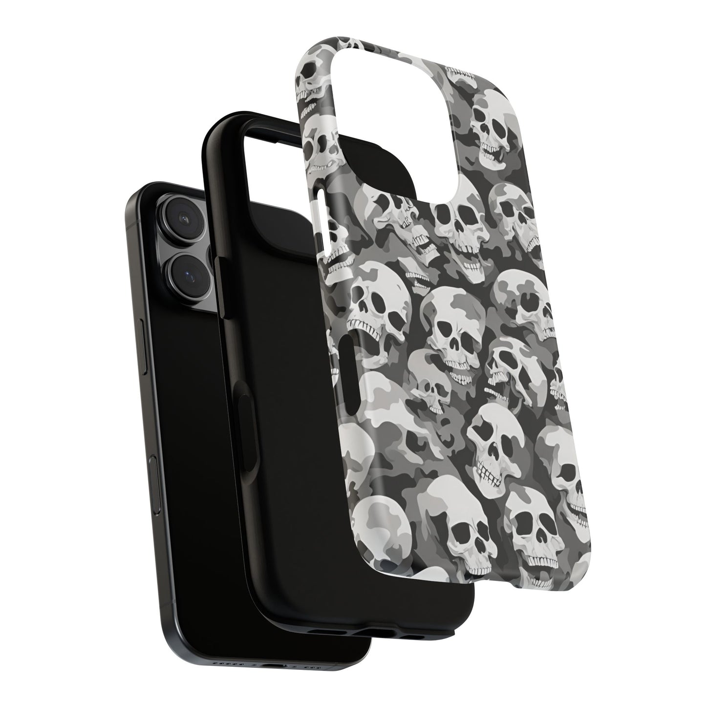 SKULL phone case TOUGH iPhone 16/15/14/13/12/11 Pro Max | Galaxy S24/S23/S22 Ultra | Pixel 7/8/9 | Slim & Tough