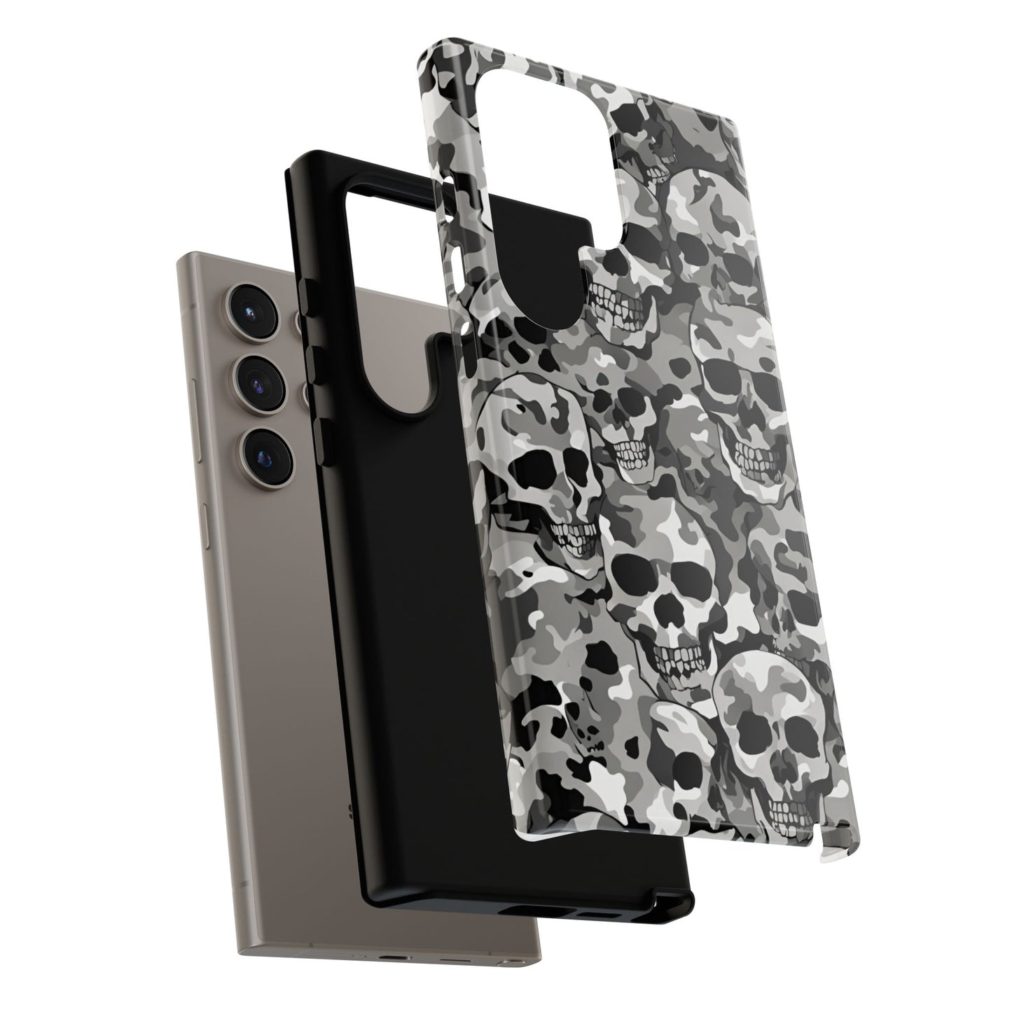 SKULL CAMO phone case TOUGH iPhone 16/15/14/13/12/11 Pro Max | Galaxy S24/S23/S22 Ultra | Pixel 7/8/9 | Slim & Tough