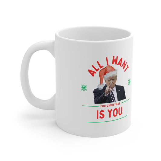 USA trump coffee mug, all i want for christmas is you