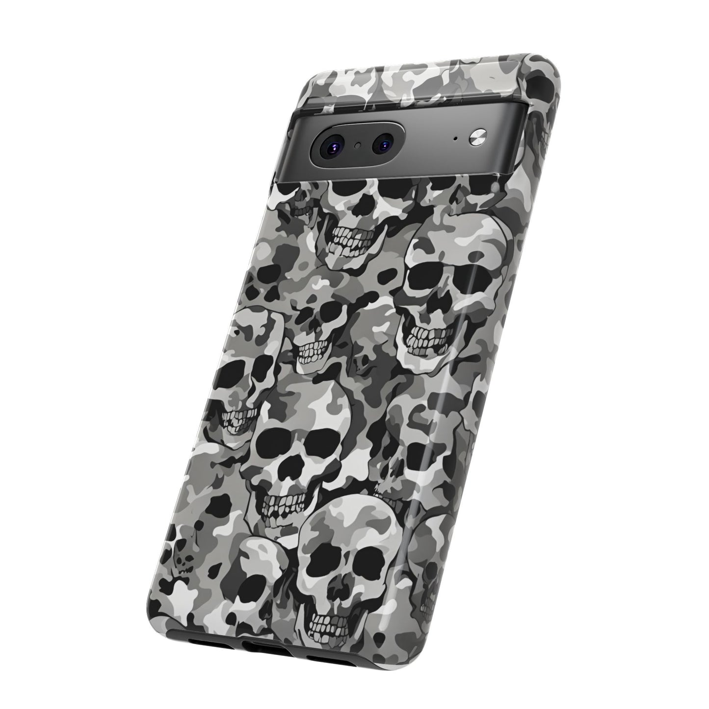 SKULL CAMO phone case TOUGH iPhone 16/15/14/13/12/11 Pro Max | Galaxy S24/S23/S22 Ultra | Pixel 7/8/9 | Slim & Tough