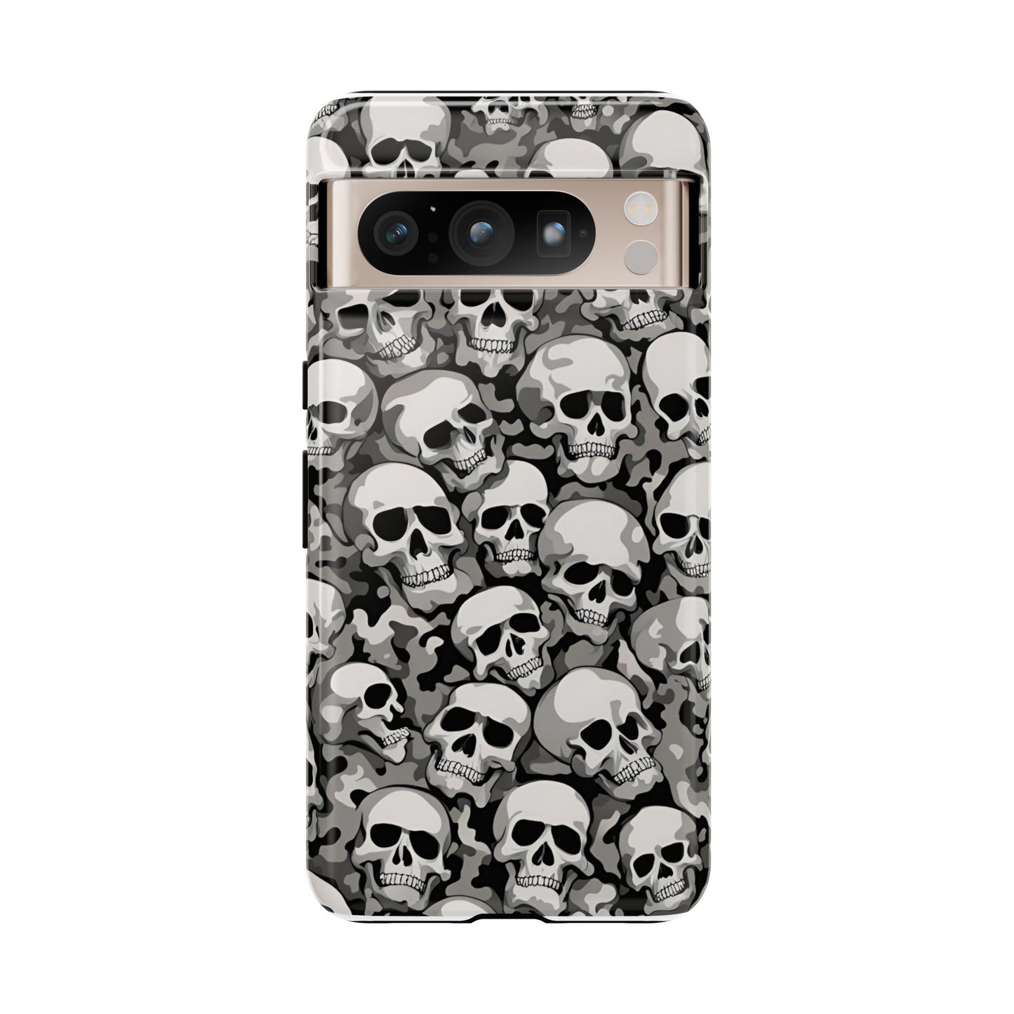 SKULL phone case TOUGH iPhone 16/15/14/13/12/11 Pro Max | Galaxy S24/S23/S22 Ultra | Pixel 7/8/9 | Slim & Tough