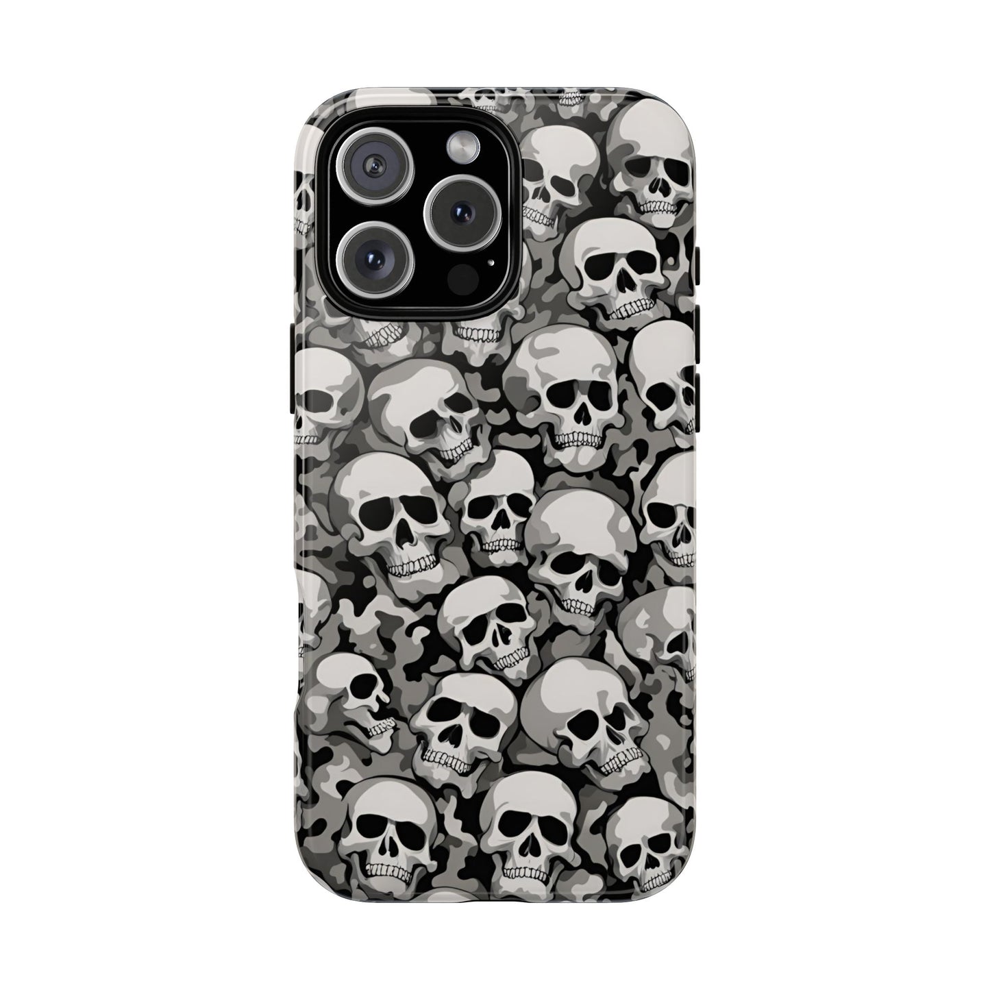 SKULL phone case TOUGH iPhone 16/15/14/13/12/11 Pro Max | Galaxy S24/S23/S22 Ultra | Pixel 7/8/9 | Slim & Tough