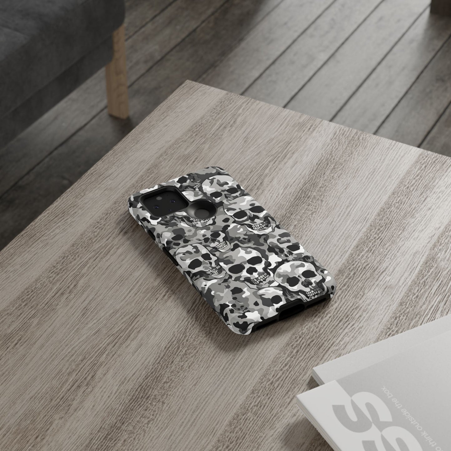 SKULL CAMO phone case TOUGH iPhone 16/15/14/13/12/11 Pro Max | Galaxy S24/S23/S22 Ultra | Pixel 7/8/9 | Slim & Tough