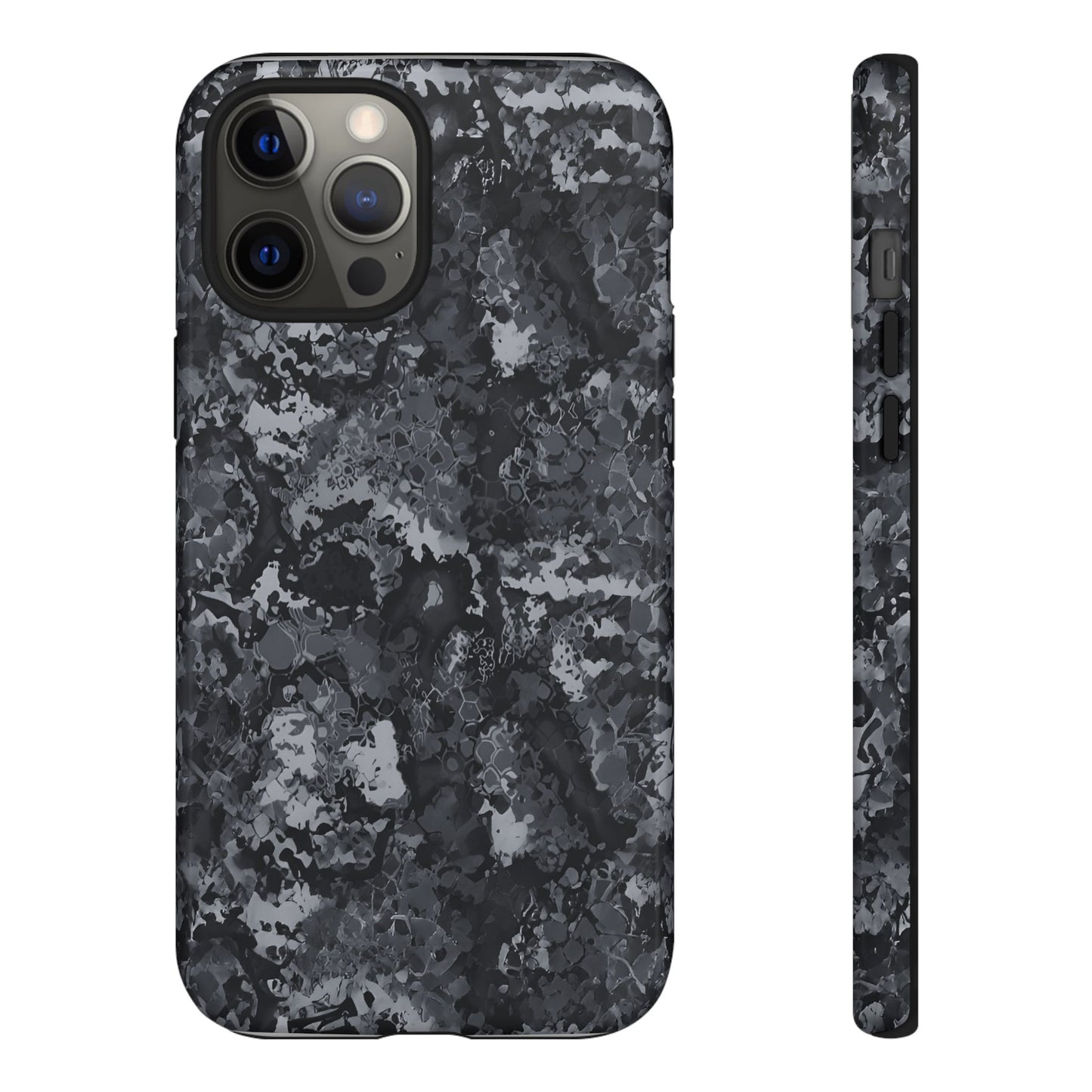 BLACK CAMO phone case TOUGH iPhone 16/15/14/13/12/11 Pro Max | Galaxy S24/S23/S22 Ultra | Pixel 7/8/9 | Slim & Tough