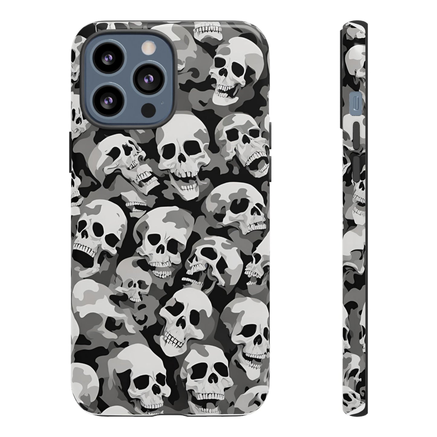 SKULL phone case TOUGH iPhone 16/15/14/13/12/11 Pro Max | Galaxy S24/S23/S22 Ultra | Pixel 7/8/9 | Slim & Tough