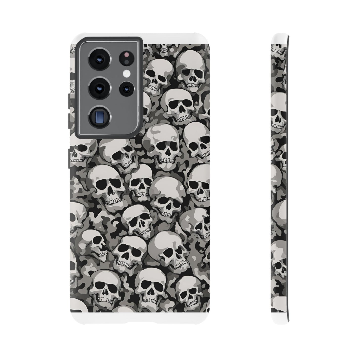 SKULL phone case TOUGH iPhone 16/15/14/13/12/11 Pro Max | Galaxy S24/S23/S22 Ultra | Pixel 7/8/9 | Slim & Tough