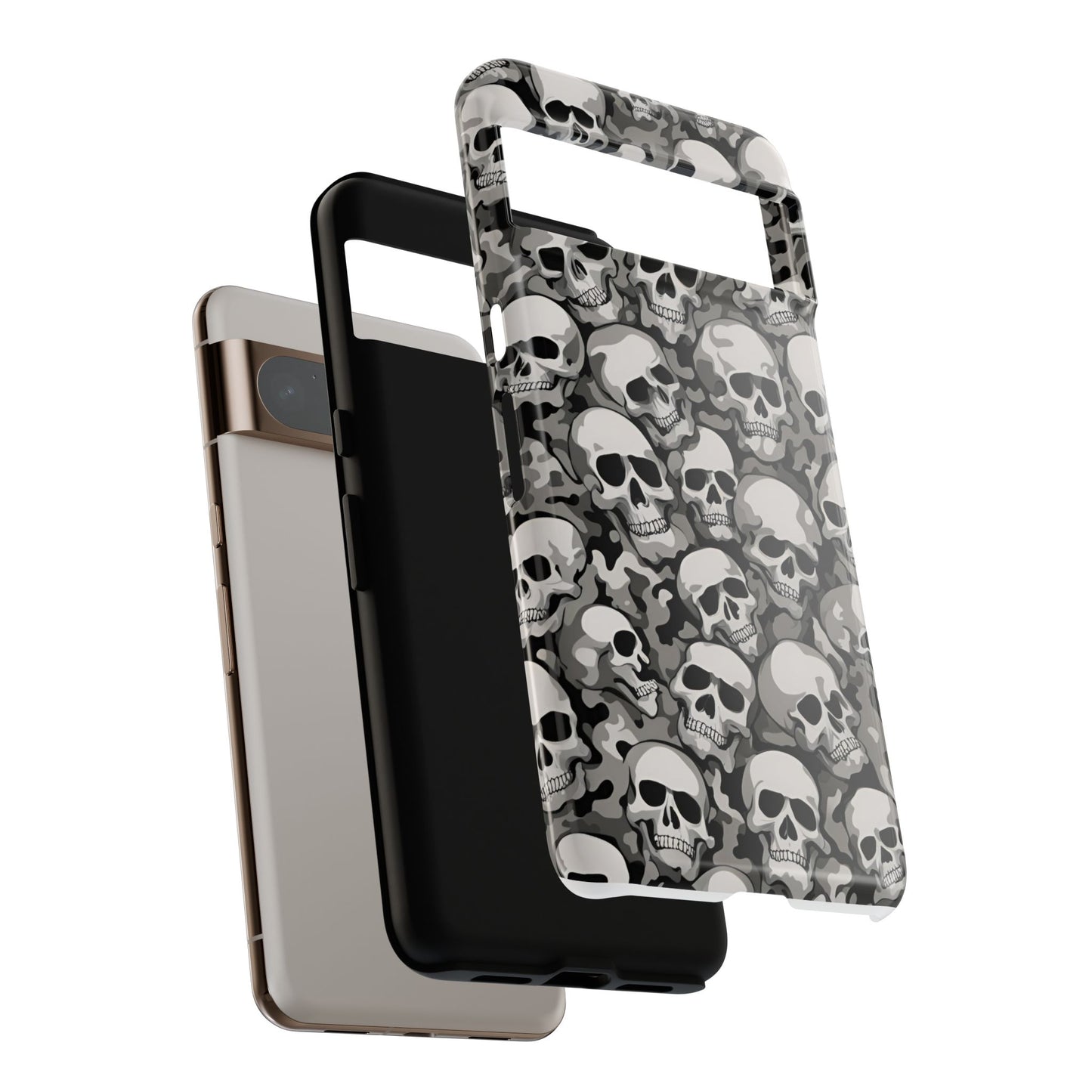 SKULL phone case TOUGH iPhone 16/15/14/13/12/11 Pro Max | Galaxy S24/S23/S22 Ultra | Pixel 7/8/9 | Slim & Tough