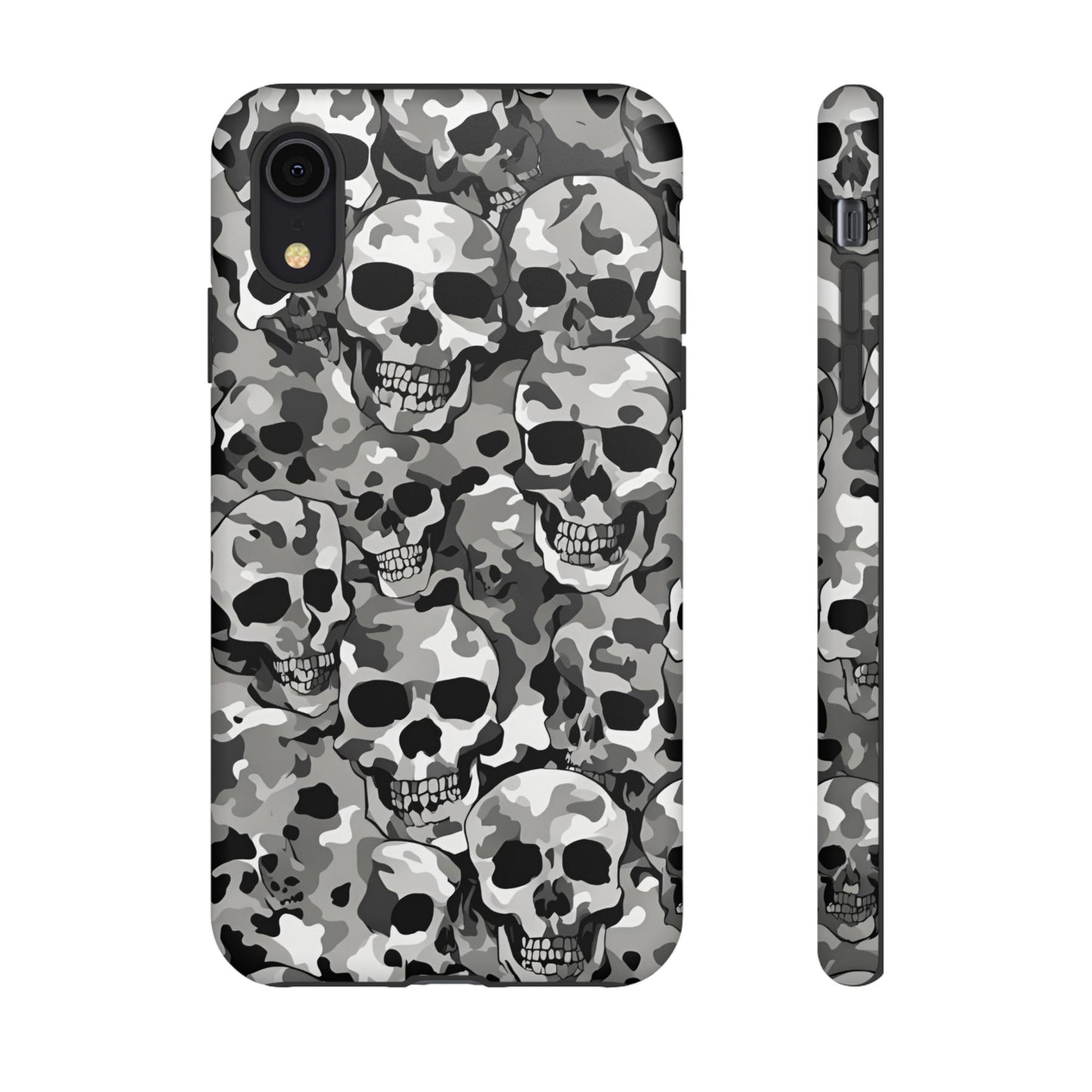 SKULL CAMO phone case TOUGH iPhone 16/15/14/13/12/11 Pro Max | Galaxy S24/S23/S22 Ultra | Pixel 7/8/9 | Slim & Tough