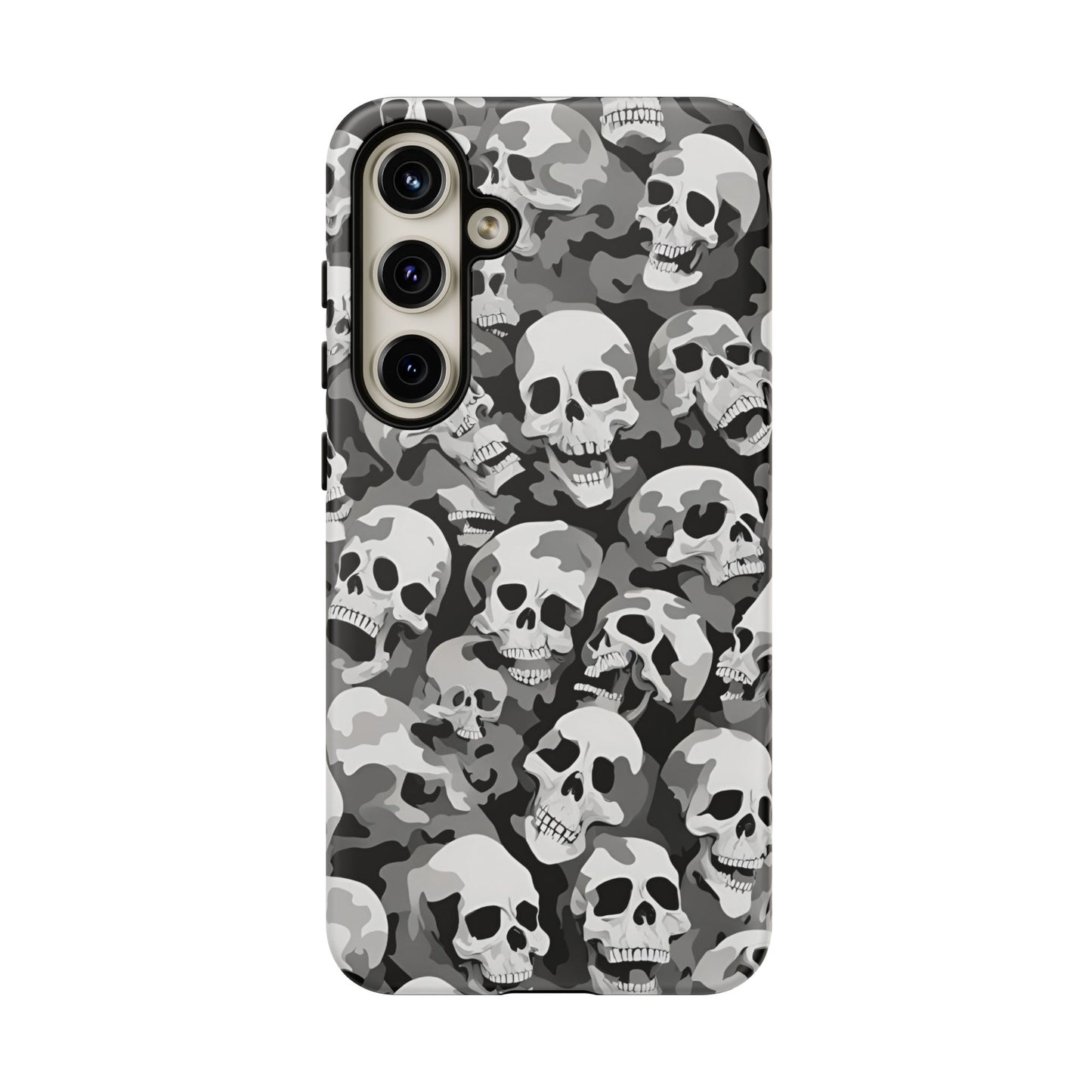 SKULL phone case TOUGH iPhone 16/15/14/13/12/11 Pro Max | Galaxy S24/S23/S22 Ultra | Pixel 7/8/9 | Slim & Tough