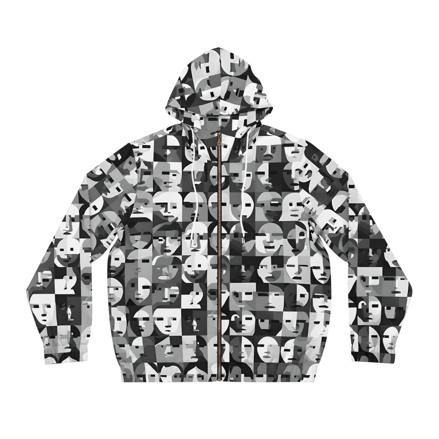 Anti Facial Recognition Hoodie, Anti Surveillance Clothing for Gamers 16-bit design