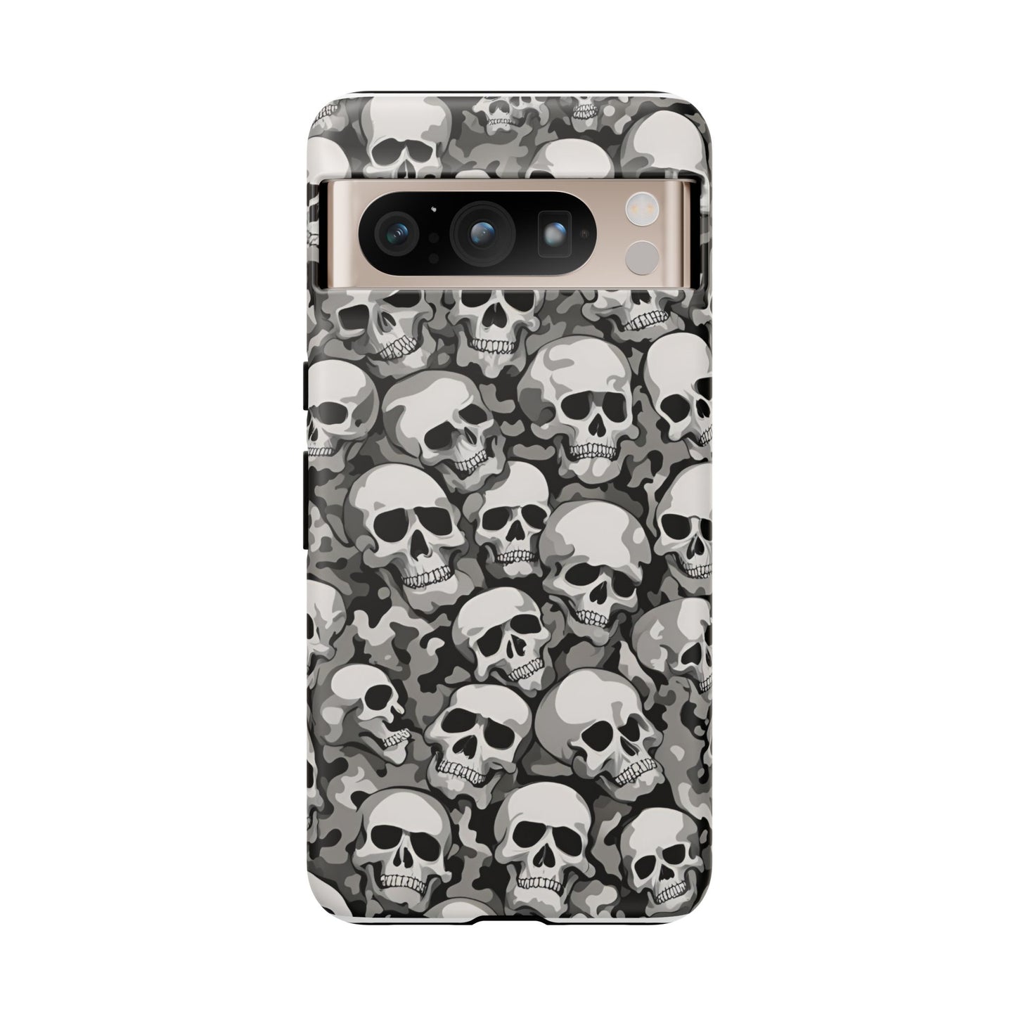 SKULL phone case TOUGH iPhone 16/15/14/13/12/11 Pro Max | Galaxy S24/S23/S22 Ultra | Pixel 7/8/9 | Slim & Tough