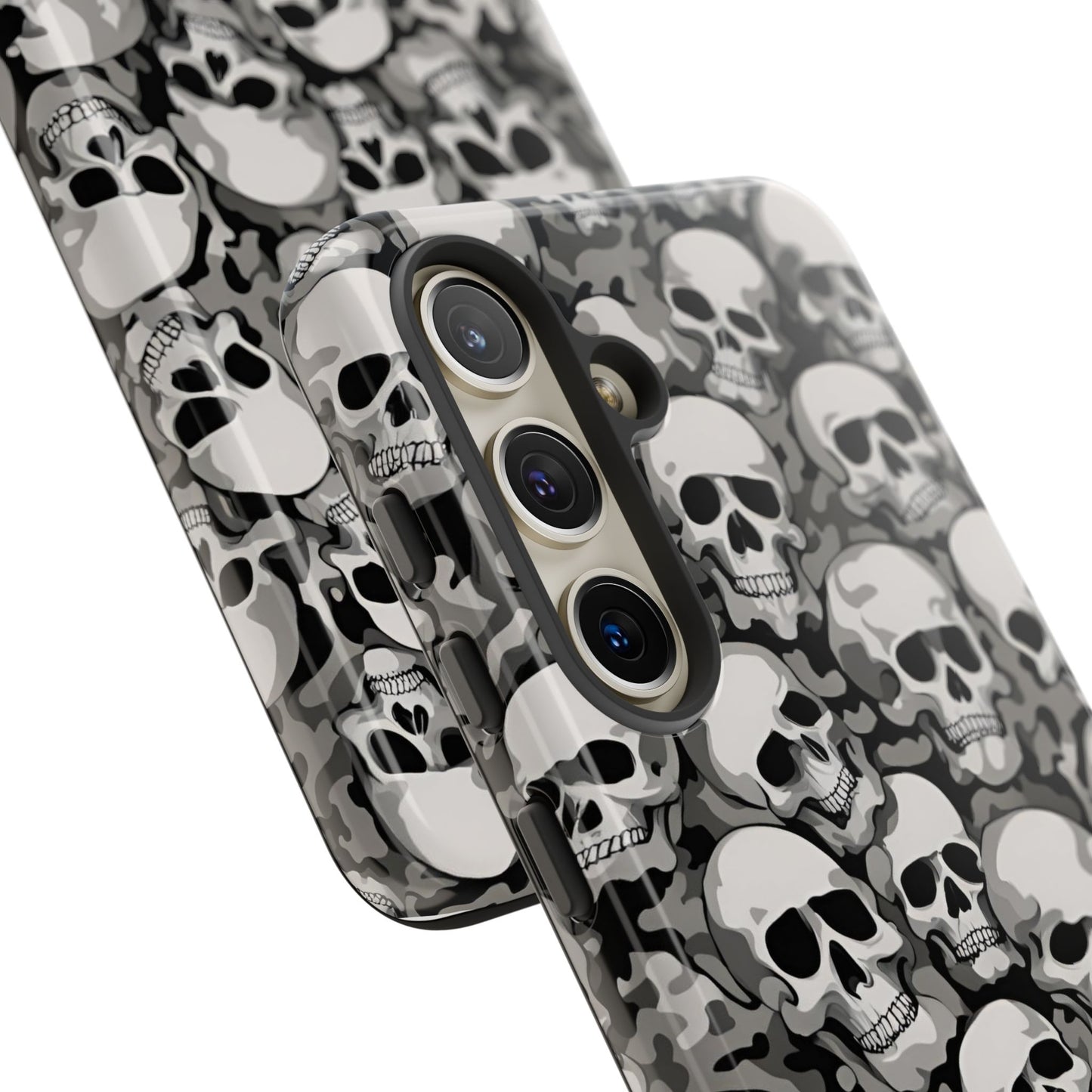 SKULL phone case TOUGH iPhone 16/15/14/13/12/11 Pro Max | Galaxy S24/S23/S22 Ultra | Pixel 7/8/9 | Slim & Tough