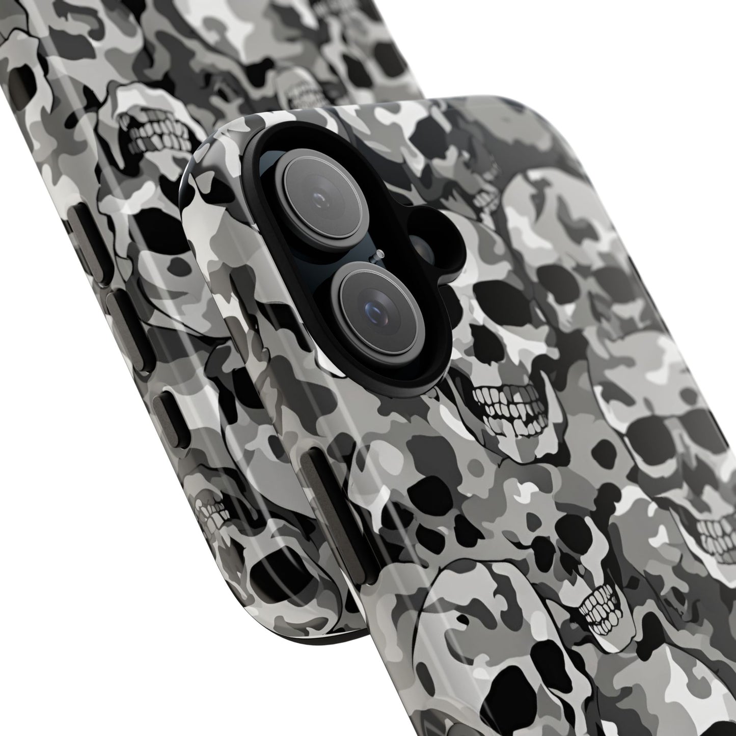 SKULL CAMO phone case TOUGH iPhone 16/15/14/13/12/11 Pro Max | Galaxy S24/S23/S22 Ultra | Pixel 7/8/9 | Slim & Tough