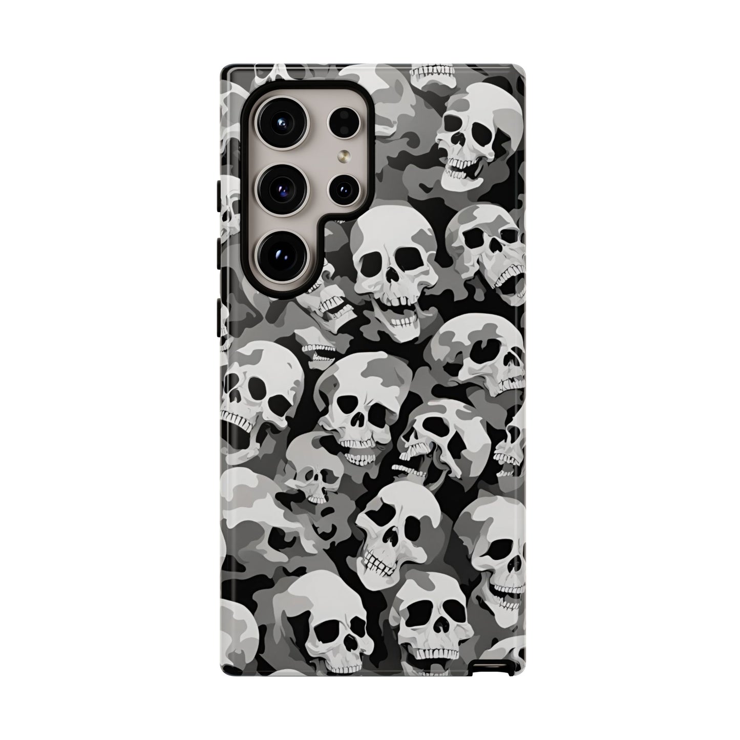 SKULL phone case TOUGH iPhone 16/15/14/13/12/11 Pro Max | Galaxy S24/S23/S22 Ultra | Pixel 7/8/9 | Slim & Tough