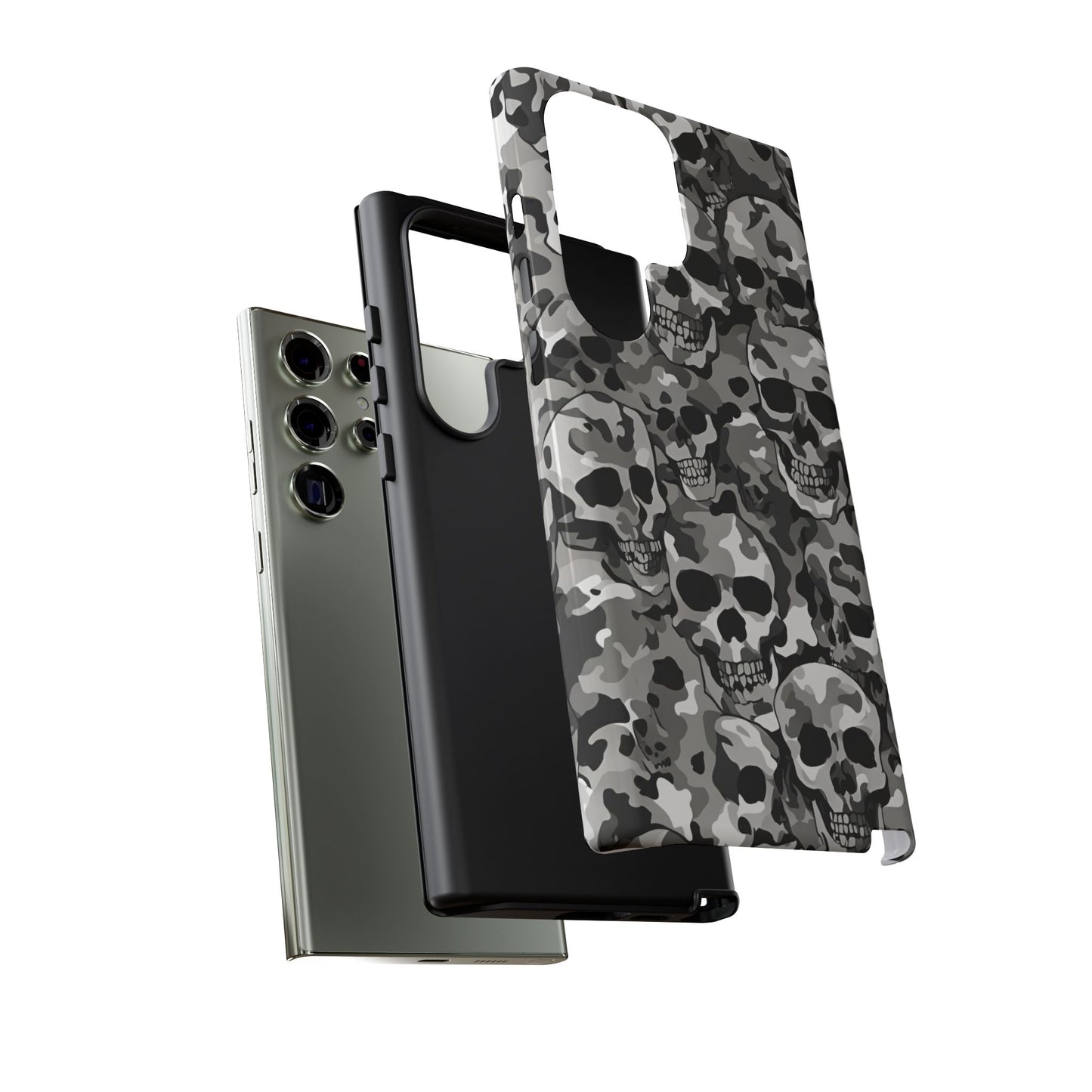 SKULL CAMO phone case TOUGH iPhone 16/15/14/13/12/11 Pro Max | Galaxy S24/S23/S22 Ultra | Pixel 7/8/9 | Slim & Tough