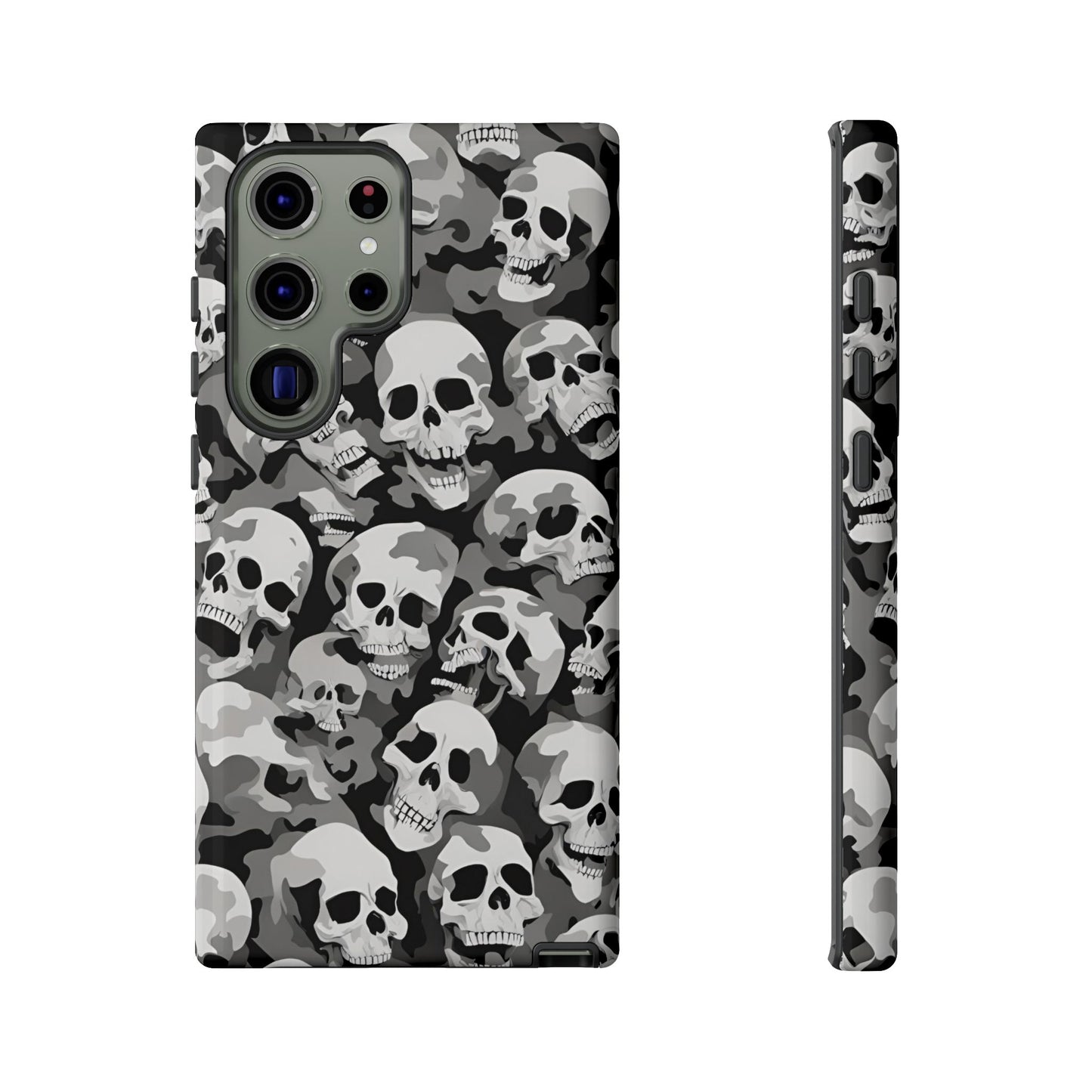 SKULL phone case TOUGH iPhone 16/15/14/13/12/11 Pro Max | Galaxy S24/S23/S22 Ultra | Pixel 7/8/9 | Slim & Tough