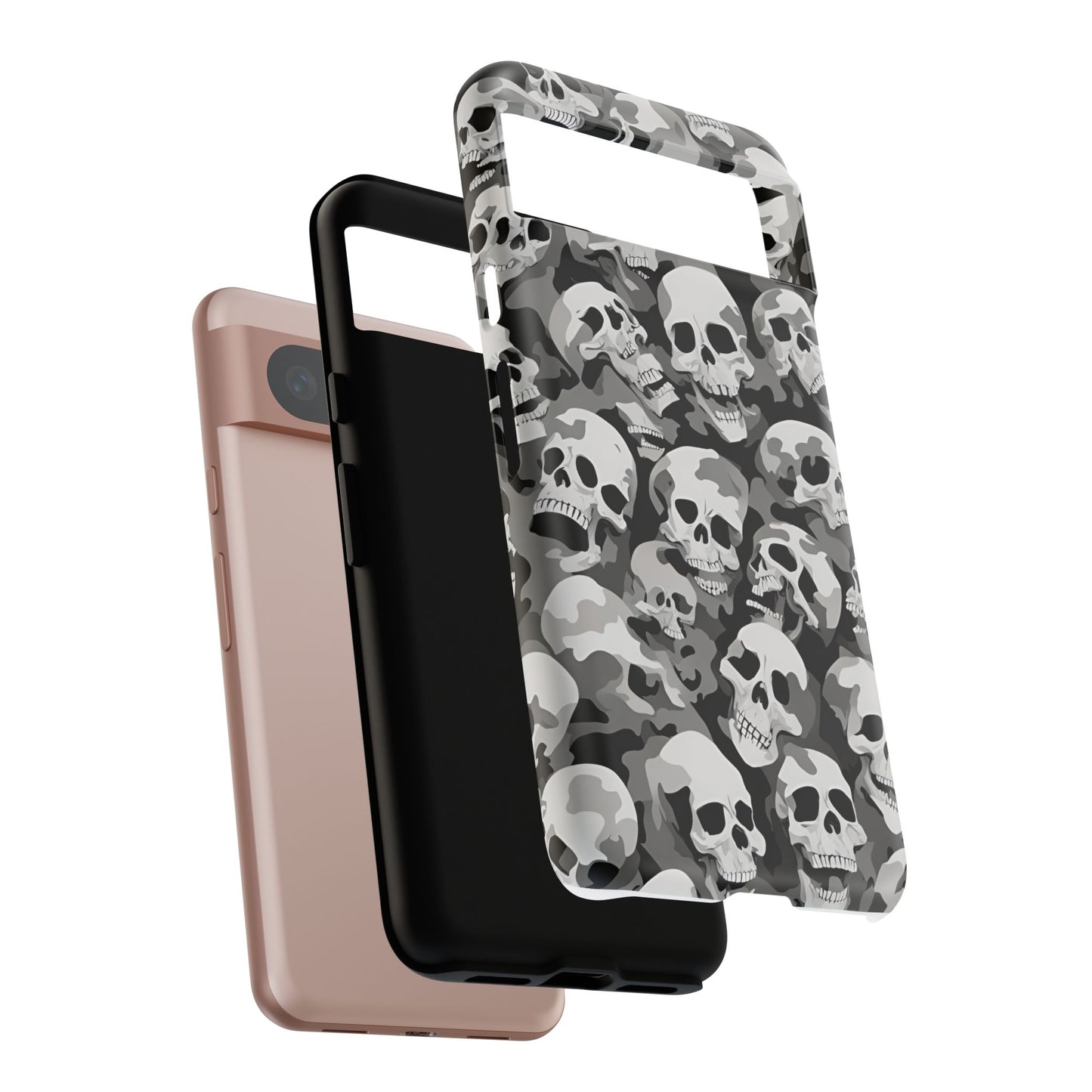 SKULL phone case TOUGH iPhone 16/15/14/13/12/11 Pro Max | Galaxy S24/S23/S22 Ultra | Pixel 7/8/9 | Slim & Tough