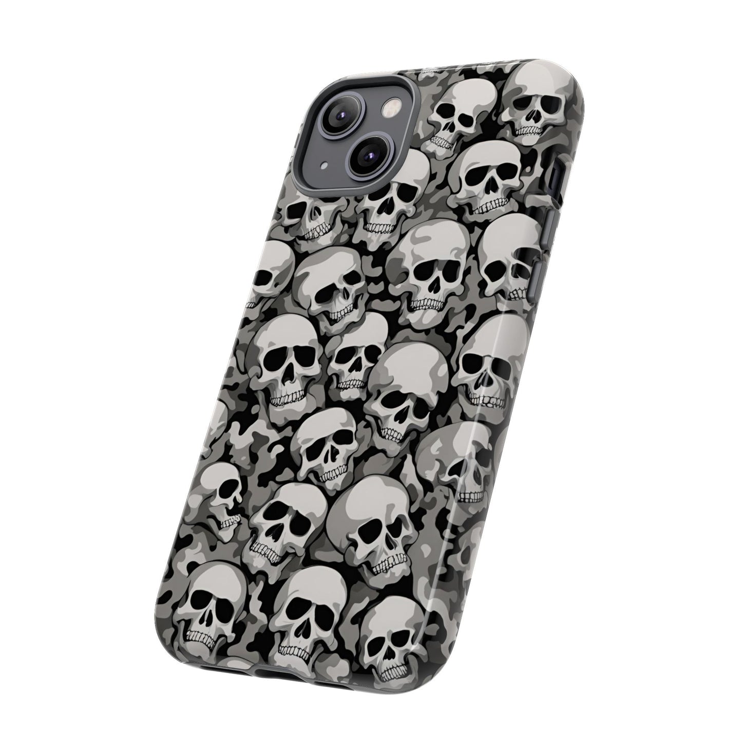 SKULL phone case TOUGH iPhone 16/15/14/13/12/11 Pro Max | Galaxy S24/S23/S22 Ultra | Pixel 7/8/9 | Slim & Tough