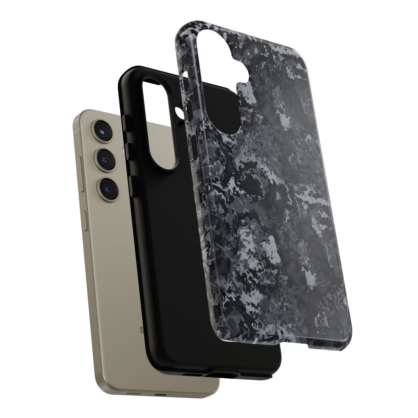 BLACK CAMO phone case TOUGH iPhone 16/15/14/13/12/11 Pro Max | Galaxy S24/S23/S22 Ultra | Pixel 7/8/9 | Slim & Tough