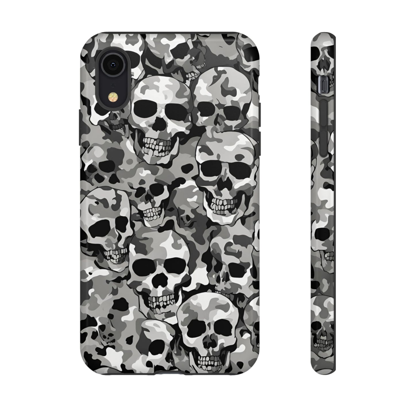 SKULL CAMO phone case TOUGH iPhone 16/15/14/13/12/11 Pro Max | Galaxy S24/S23/S22 Ultra | Pixel 7/8/9 | Slim & Tough