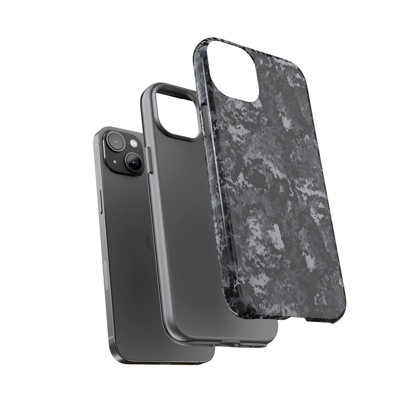 BLACK CAMO phone case TOUGH iPhone 16/15/14/13/12/11 Pro Max | Galaxy S24/S23/S22 Ultra | Pixel 7/8/9 | Slim & Tough