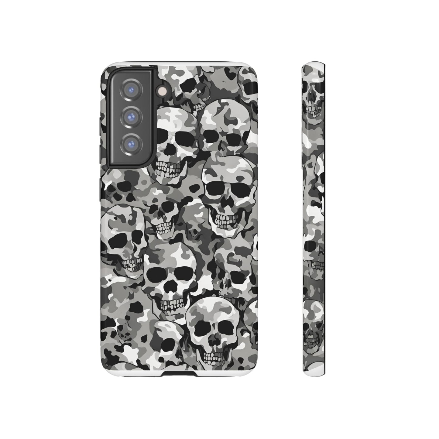 SKULL CAMO phone case TOUGH iPhone 16/15/14/13/12/11 Pro Max | Galaxy S24/S23/S22 Ultra | Pixel 7/8/9 | Slim & Tough