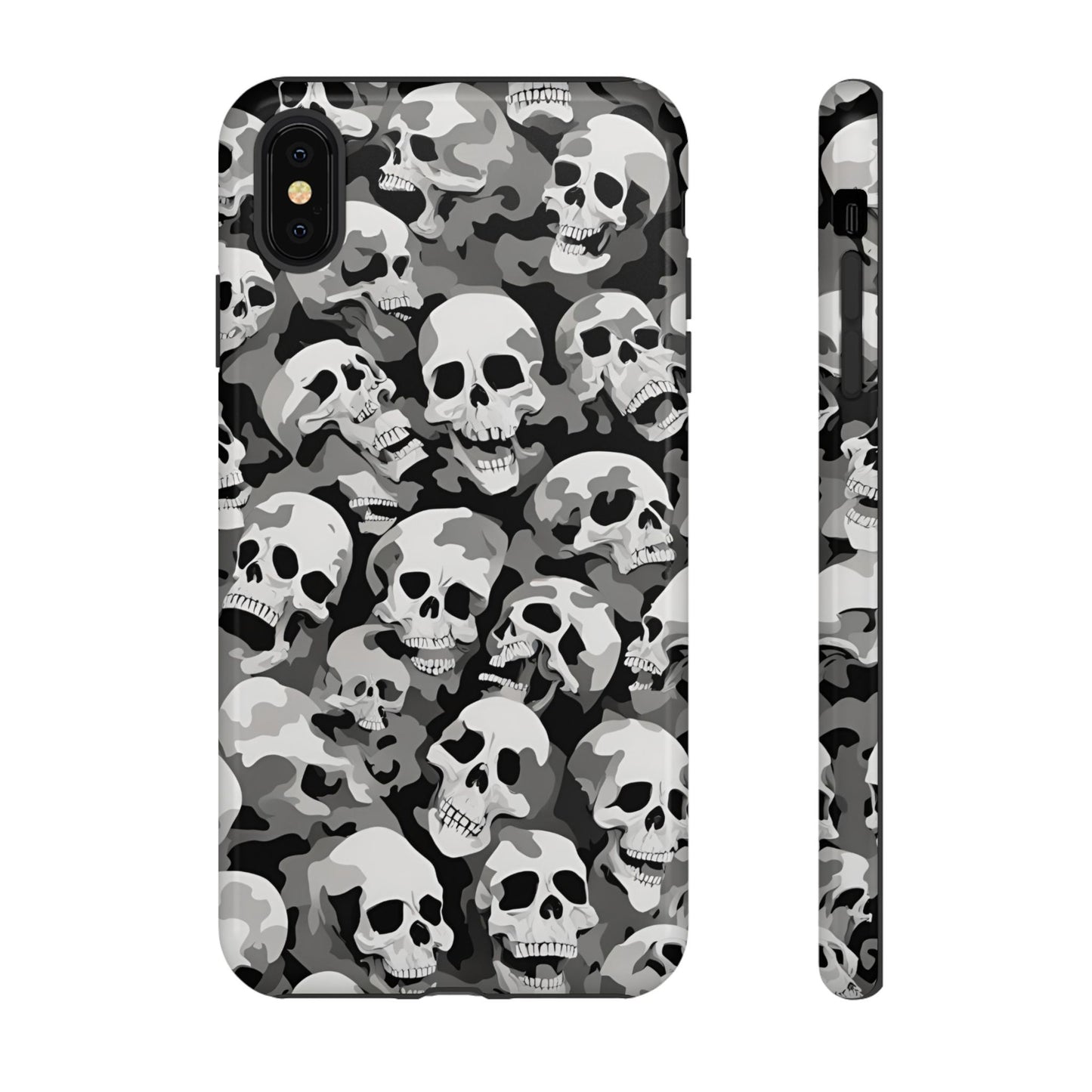 SKULL phone case TOUGH iPhone 16/15/14/13/12/11 Pro Max | Galaxy S24/S23/S22 Ultra | Pixel 7/8/9 | Slim & Tough