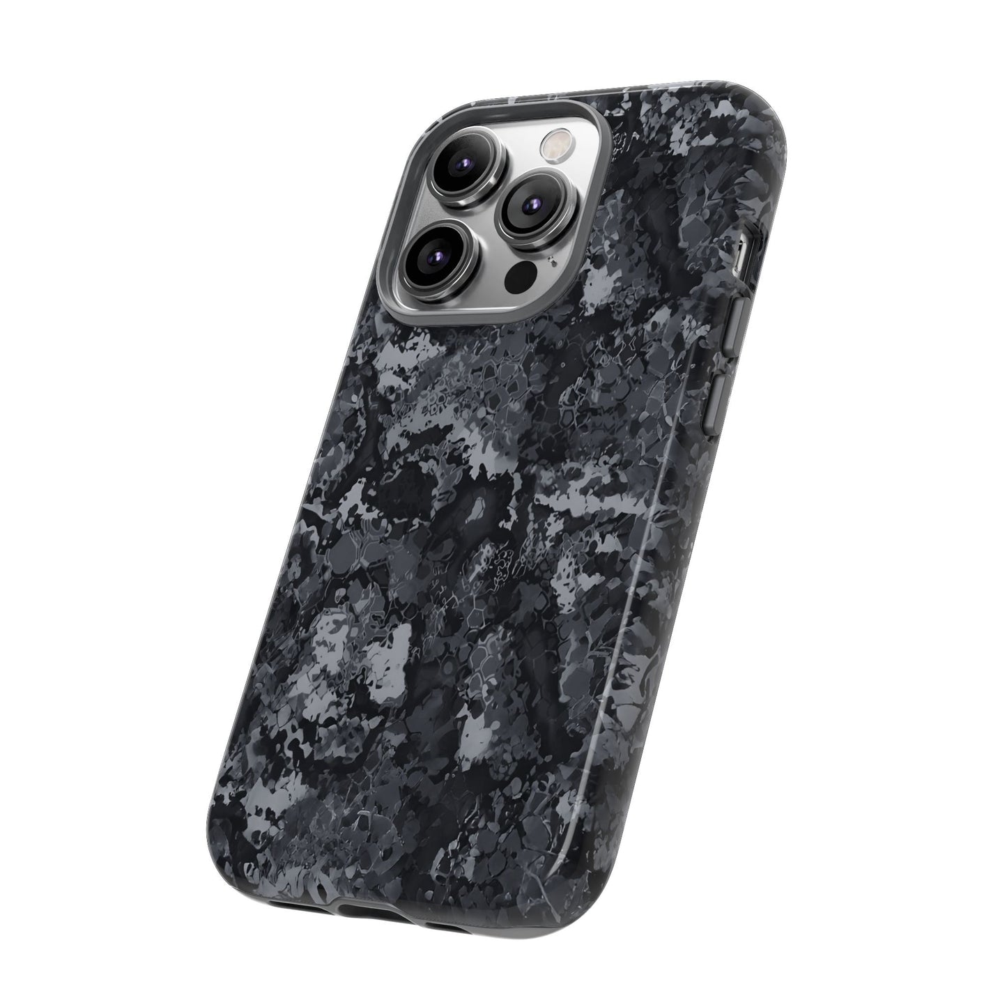 BLACK CAMO phone case TOUGH iPhone 16/15/14/13/12/11 Pro Max | Galaxy S24/S23/S22 Ultra | Pixel 7/8/9 | Slim & Tough