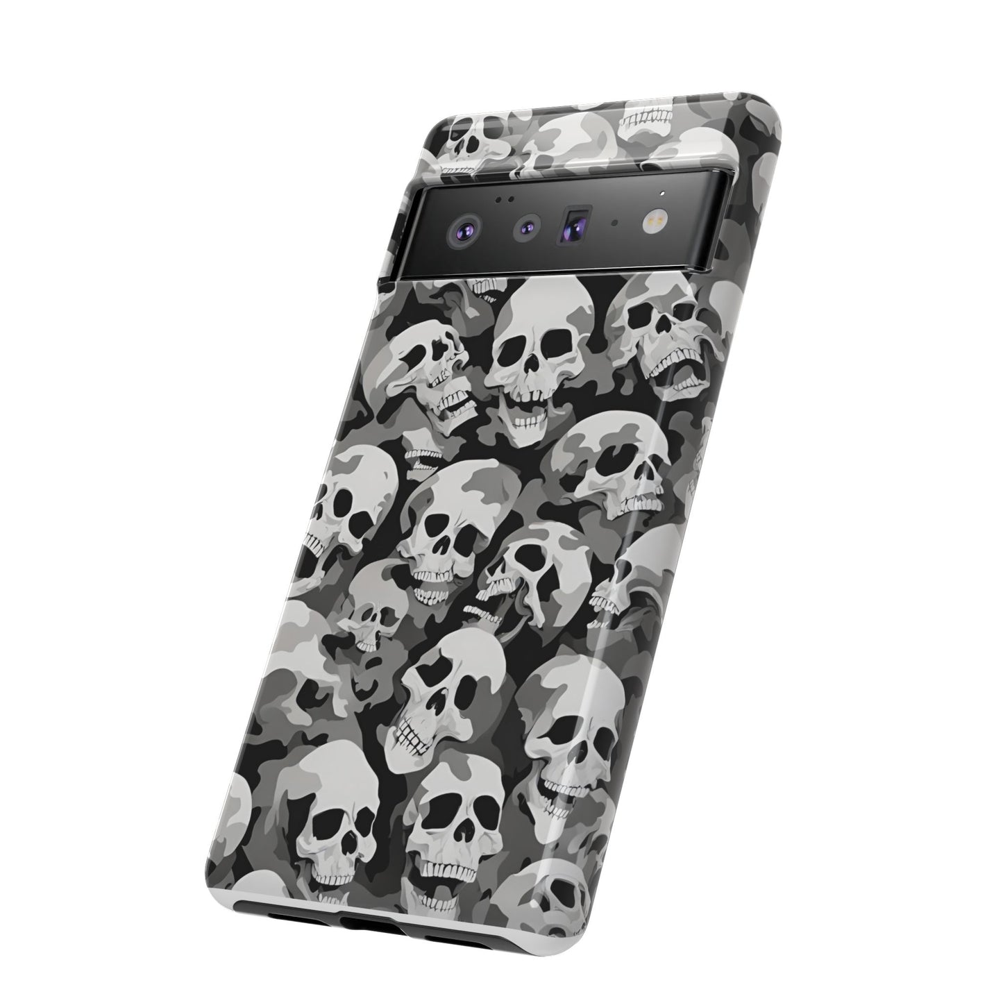 SKULL phone case TOUGH iPhone 16/15/14/13/12/11 Pro Max | Galaxy S24/S23/S22 Ultra | Pixel 7/8/9 | Slim & Tough