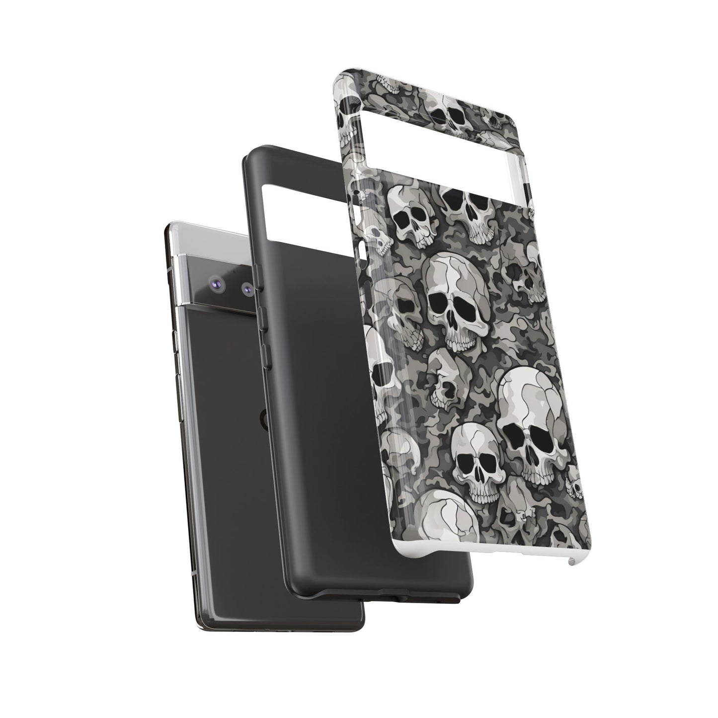 SKULL phone case TOUGH iPhone 16/15/14/13/12/11 Pro Max | Galaxy S24/S23/S22 Ultra | Pixel 7/8/9 | Slim & Tough