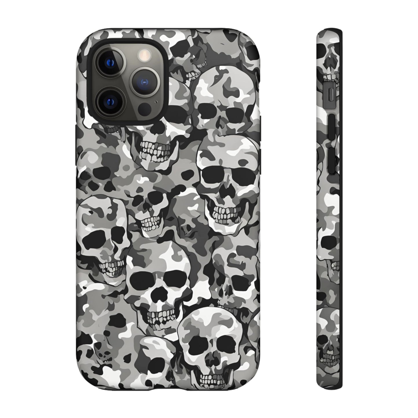 SKULL CAMO phone case TOUGH iPhone 16/15/14/13/12/11 Pro Max | Galaxy S24/S23/S22 Ultra | Pixel 7/8/9 | Slim & Tough