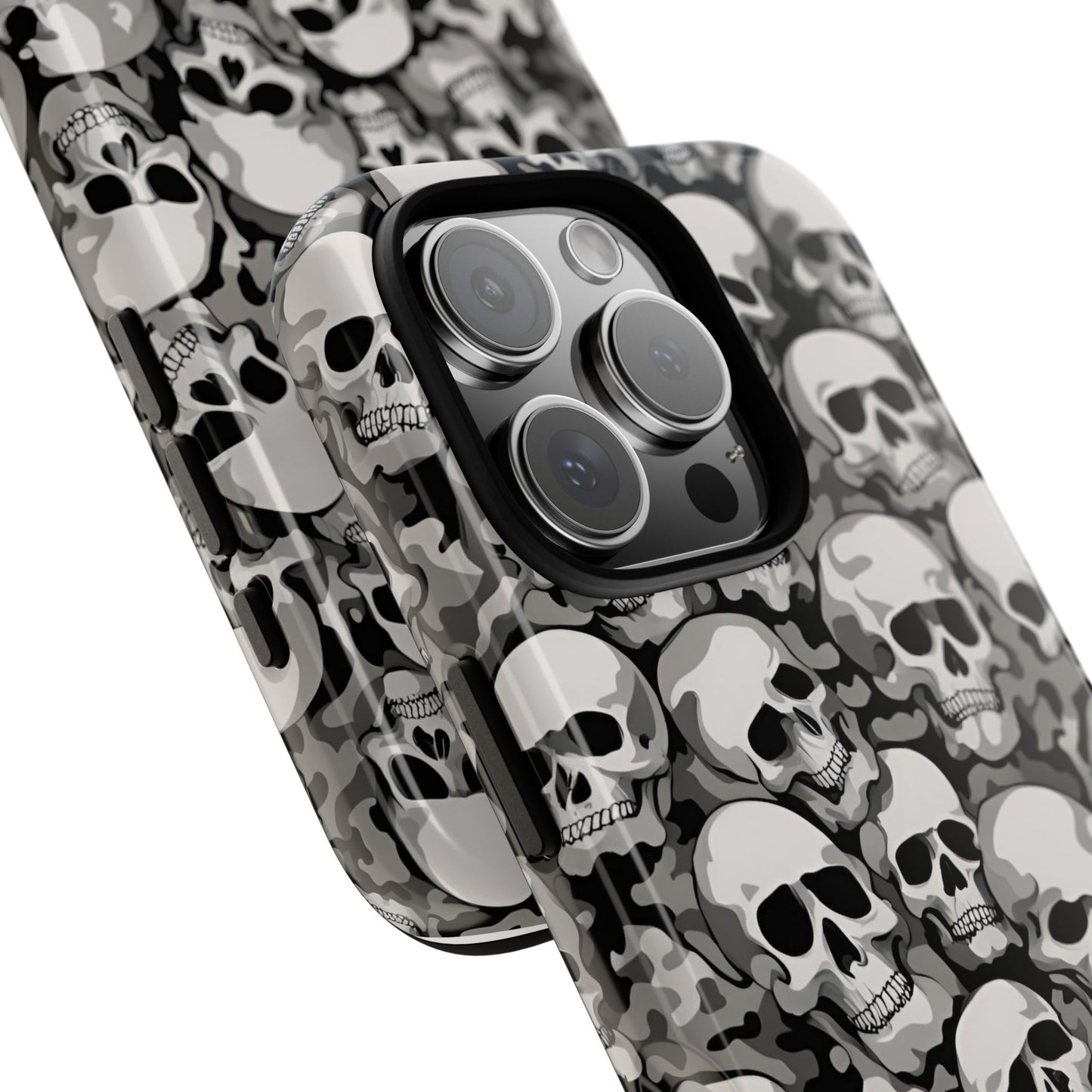 SKULL phone case TOUGH iPhone 16/15/14/13/12/11 Pro Max | Galaxy S24/S23/S22 Ultra | Pixel 7/8/9 | Slim & Tough