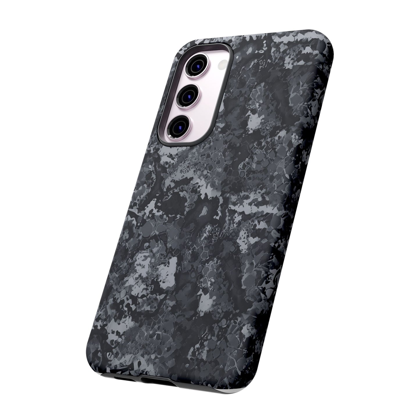 BLACK CAMO phone case TOUGH iPhone 16/15/14/13/12/11 Pro Max | Galaxy S24/S23/S22 Ultra | Pixel 7/8/9 | Slim & Tough