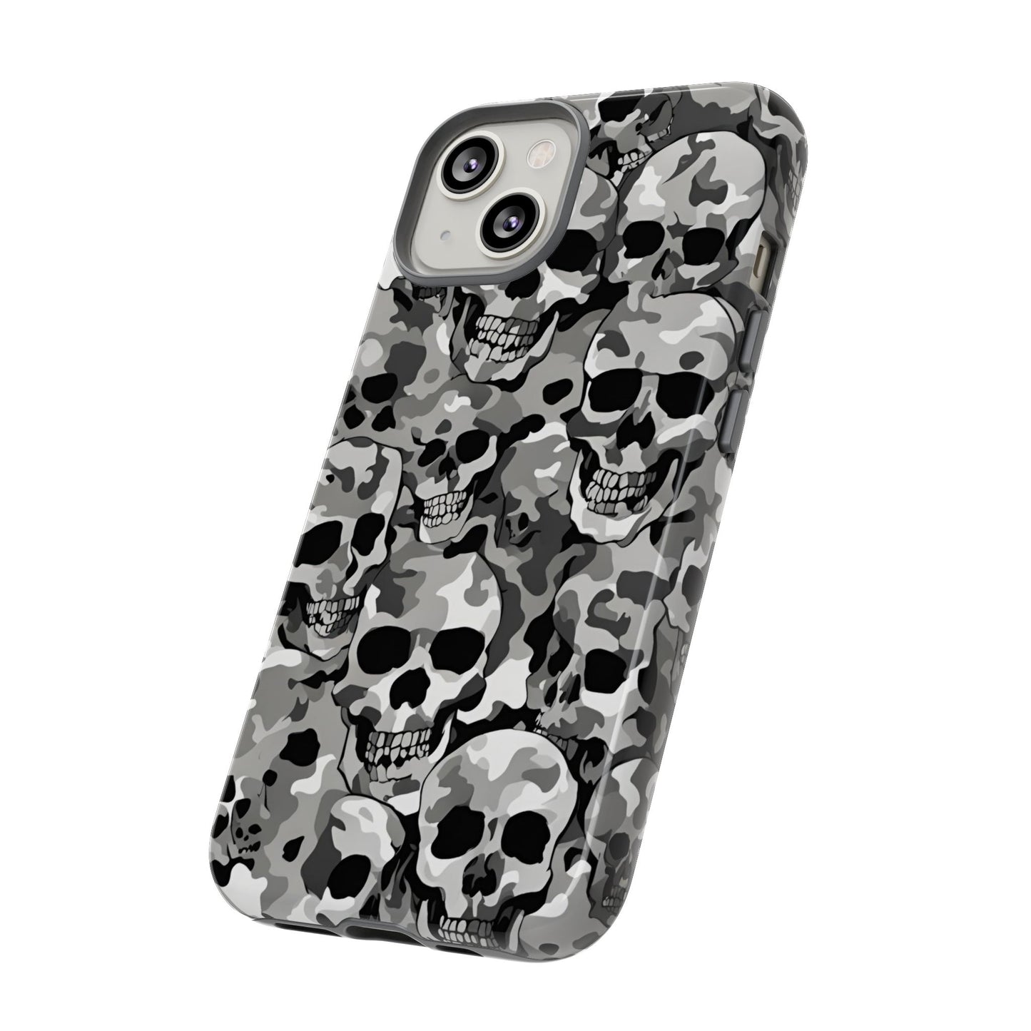 SKULL CAMO phone case TOUGH iPhone 16/15/14/13/12/11 Pro Max | Galaxy S24/S23/S22 Ultra | Pixel 7/8/9 | Slim & Tough