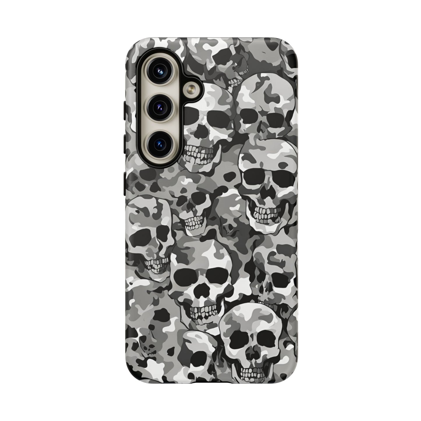 SKULL CAMO phone case TOUGH iPhone 16/15/14/13/12/11 Pro Max | Galaxy S24/S23/S22 Ultra | Pixel 7/8/9 | Slim & Tough