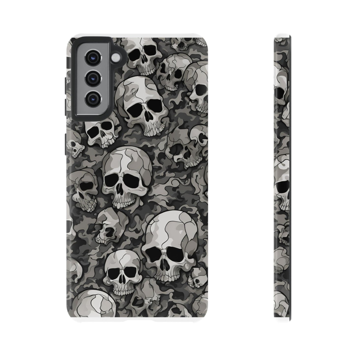 SKULL phone case TOUGH iPhone 16/15/14/13/12/11 Pro Max | Galaxy S24/S23/S22 Ultra | Pixel 7/8/9 | Slim & Tough