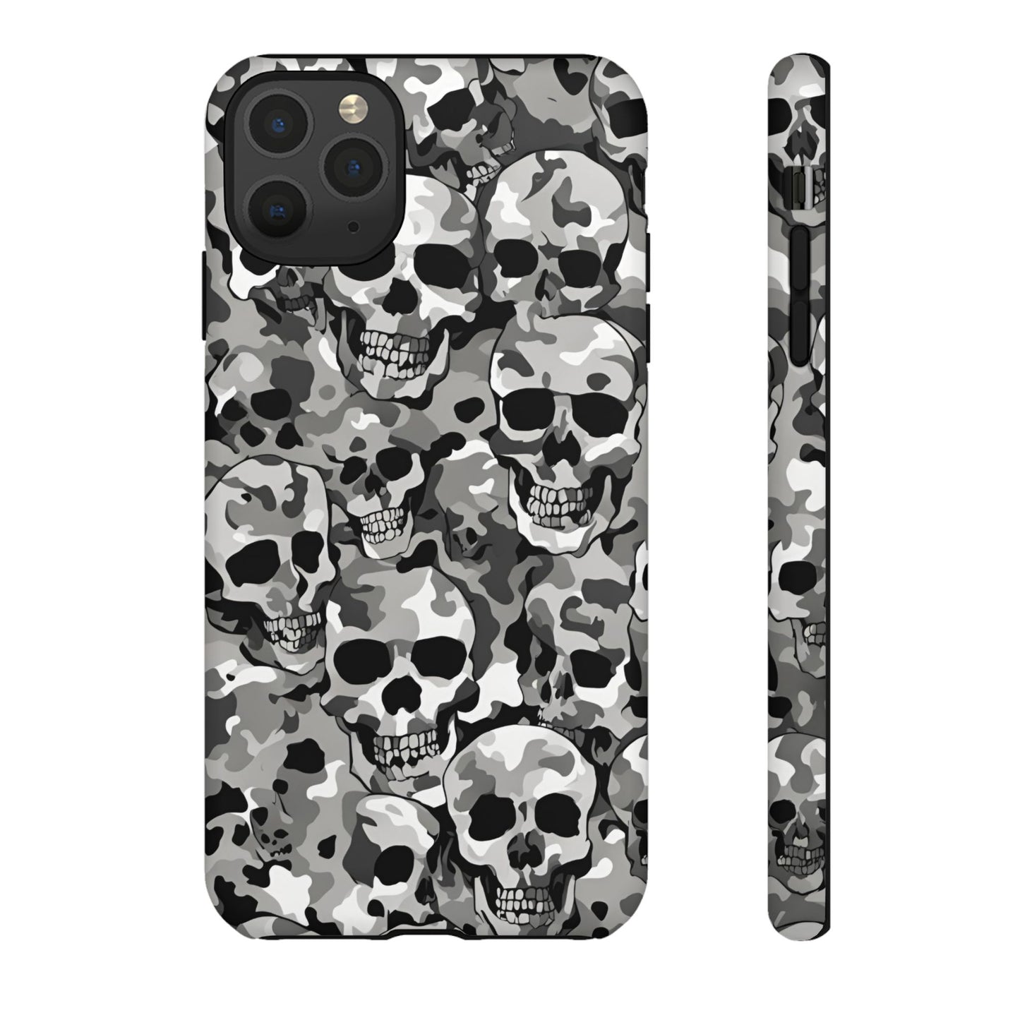 SKULL CAMO phone case TOUGH iPhone 16/15/14/13/12/11 Pro Max | Galaxy S24/S23/S22 Ultra | Pixel 7/8/9 | Slim & Tough