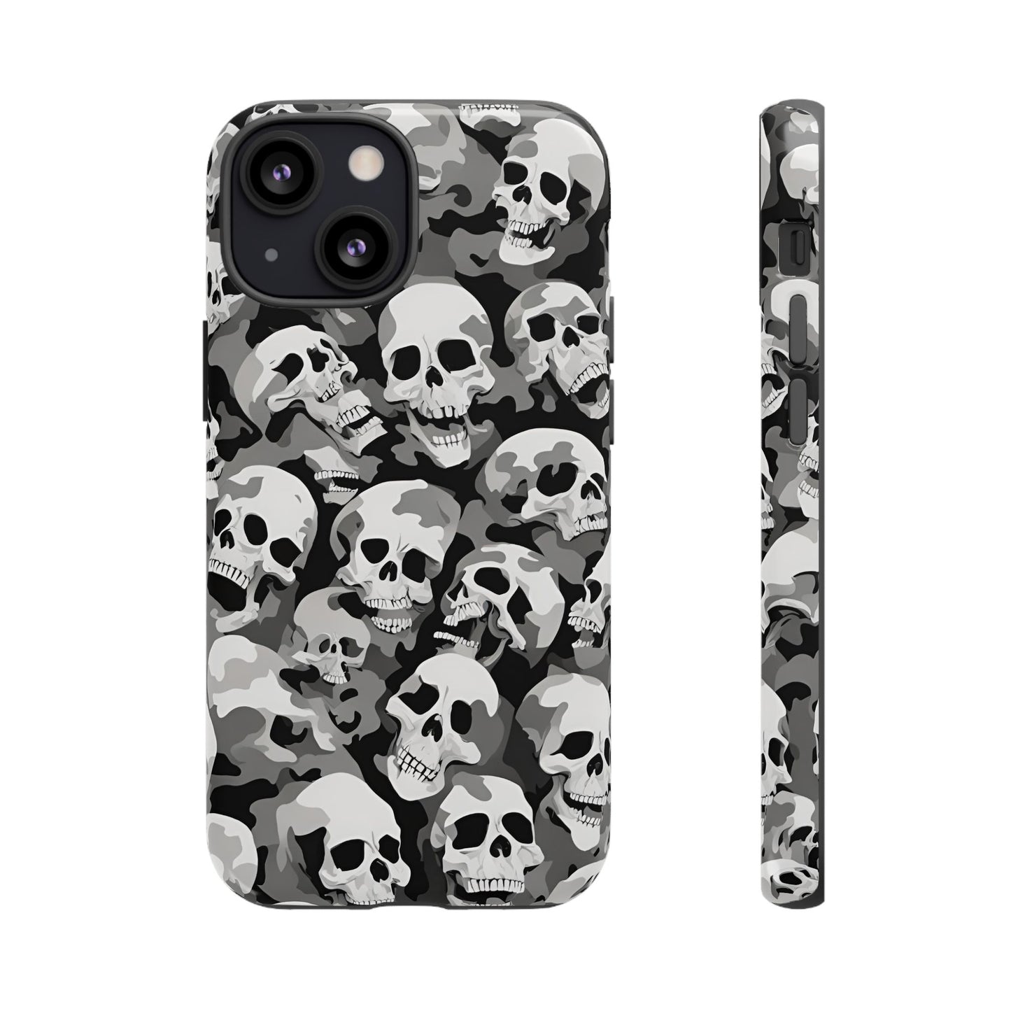 SKULL phone case TOUGH iPhone 16/15/14/13/12/11 Pro Max | Galaxy S24/S23/S22 Ultra | Pixel 7/8/9 | Slim & Tough