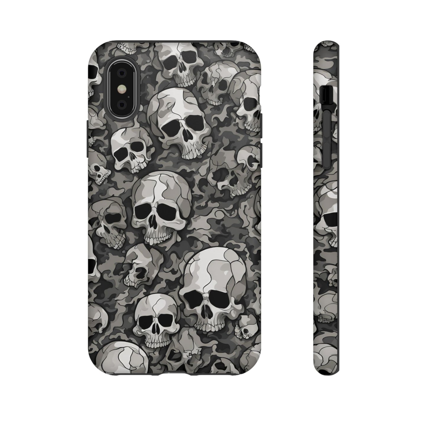 SKULL phone case TOUGH iPhone 16/15/14/13/12/11 Pro Max | Galaxy S24/S23/S22 Ultra | Pixel 7/8/9 | Slim & Tough