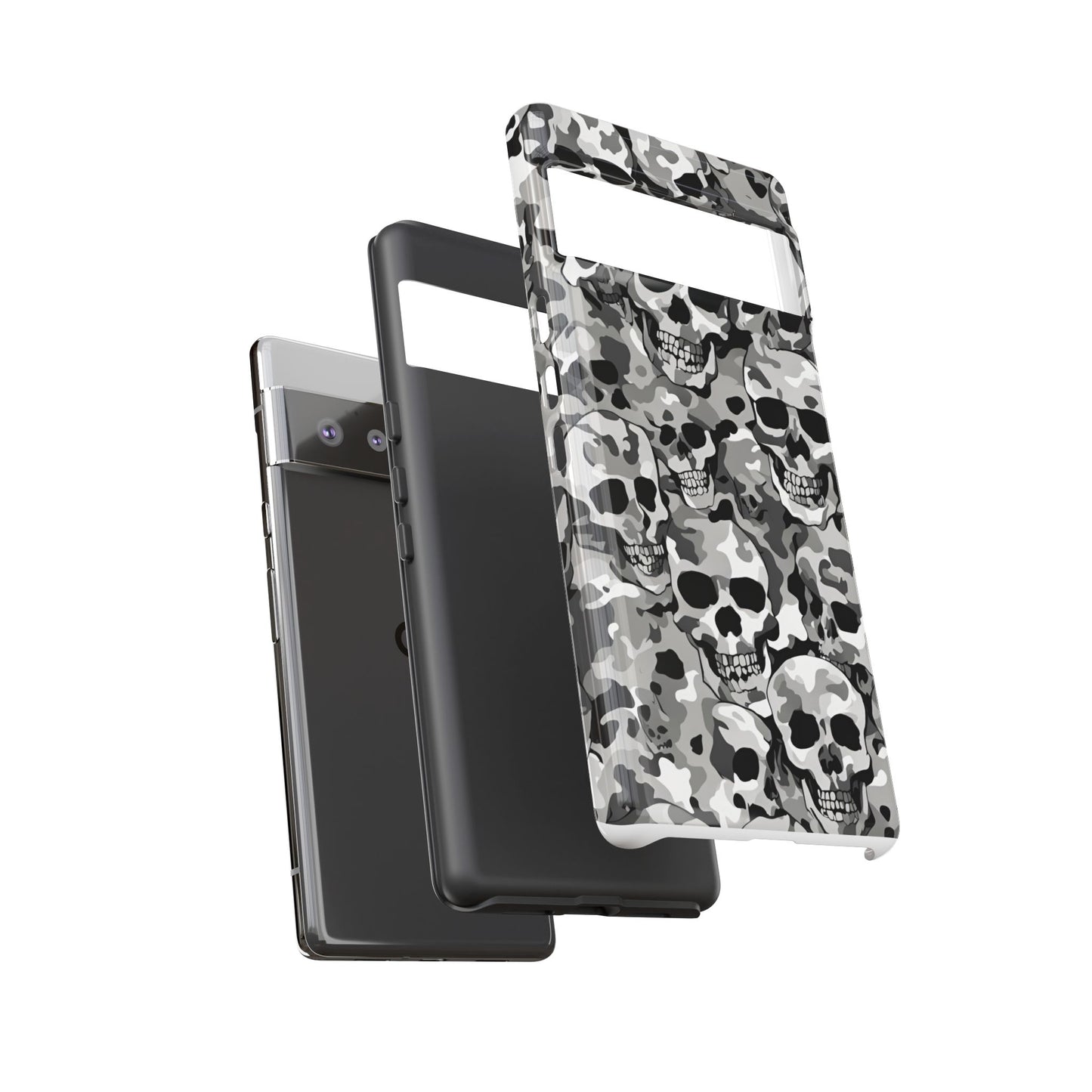 SKULL CAMO phone case TOUGH iPhone 16/15/14/13/12/11 Pro Max | Galaxy S24/S23/S22 Ultra | Pixel 7/8/9 | Slim & Tough