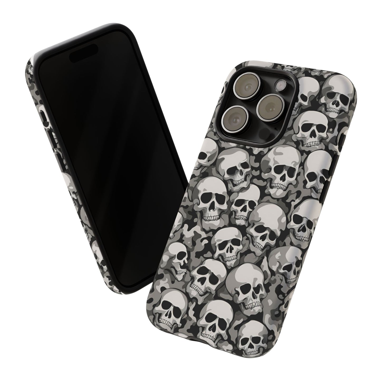 SKULL phone case TOUGH iPhone 16/15/14/13/12/11 Pro Max | Galaxy S24/S23/S22 Ultra | Pixel 7/8/9 | Slim & Tough