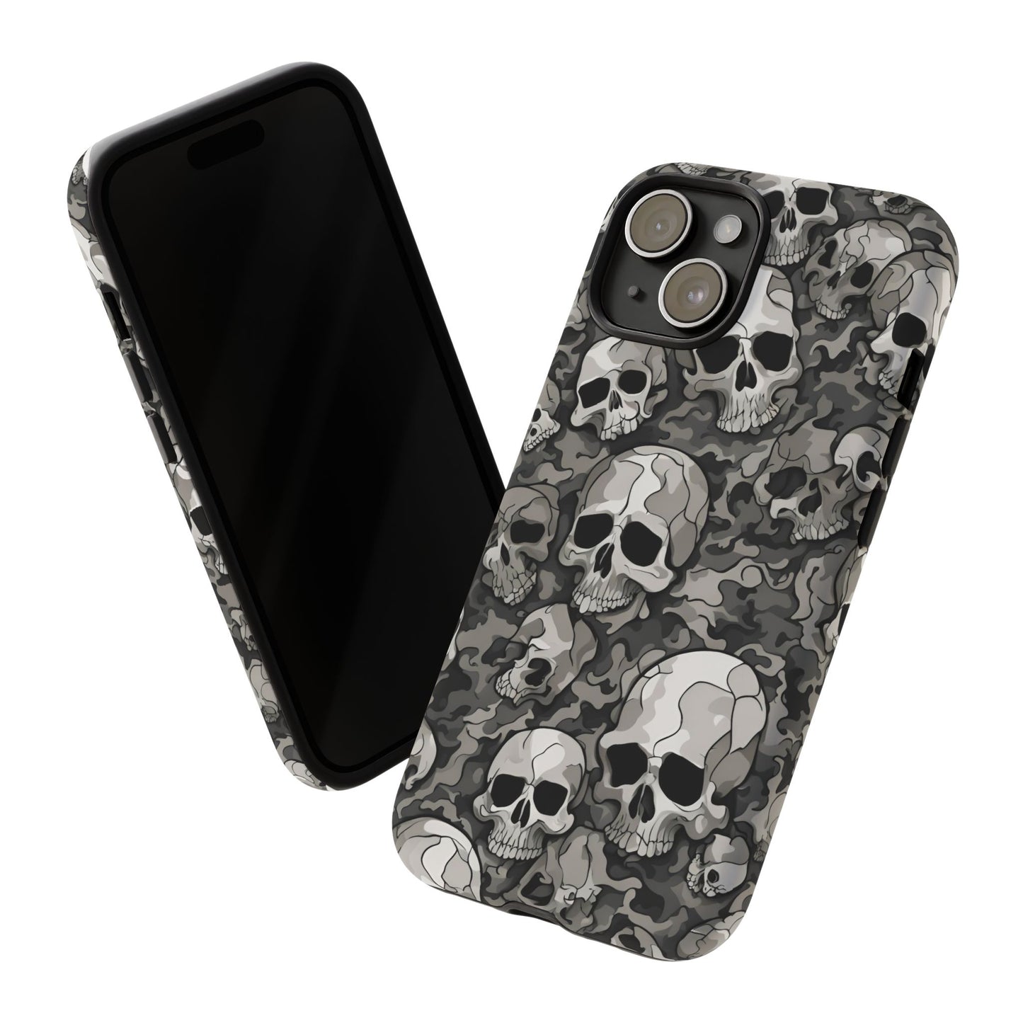 SKULL phone case TOUGH iPhone 16/15/14/13/12/11 Pro Max | Galaxy S24/S23/S22 Ultra | Pixel 7/8/9 | Slim & Tough