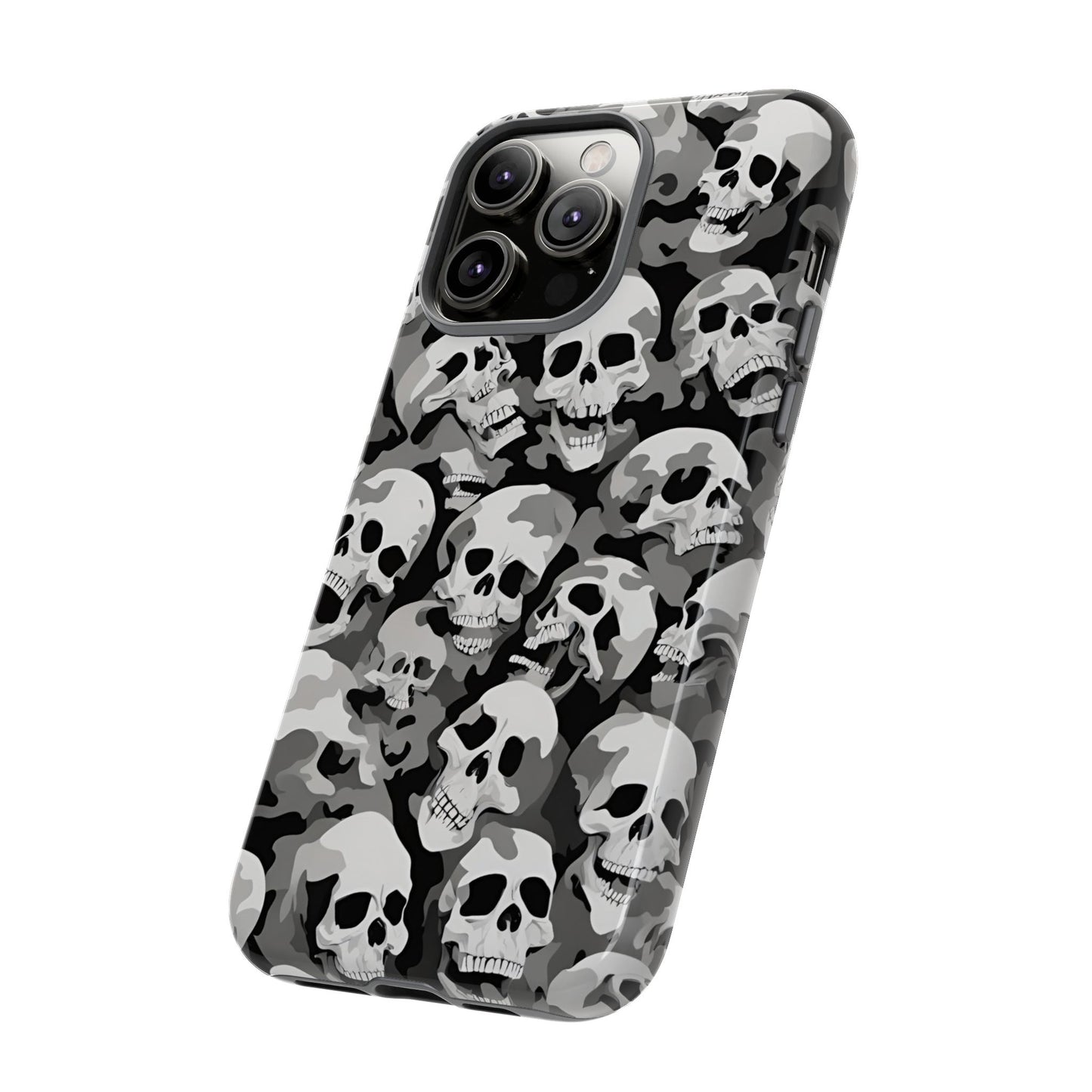 SKULL phone case TOUGH iPhone 16/15/14/13/12/11 Pro Max | Galaxy S24/S23/S22 Ultra | Pixel 7/8/9 | Slim & Tough