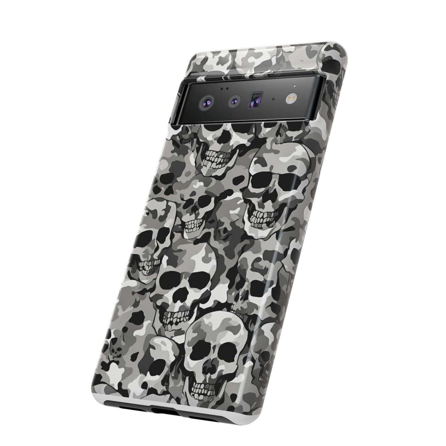 SKULL CAMO phone case TOUGH iPhone 16/15/14/13/12/11 Pro Max | Galaxy S24/S23/S22 Ultra | Pixel 7/8/9 | Slim & Tough