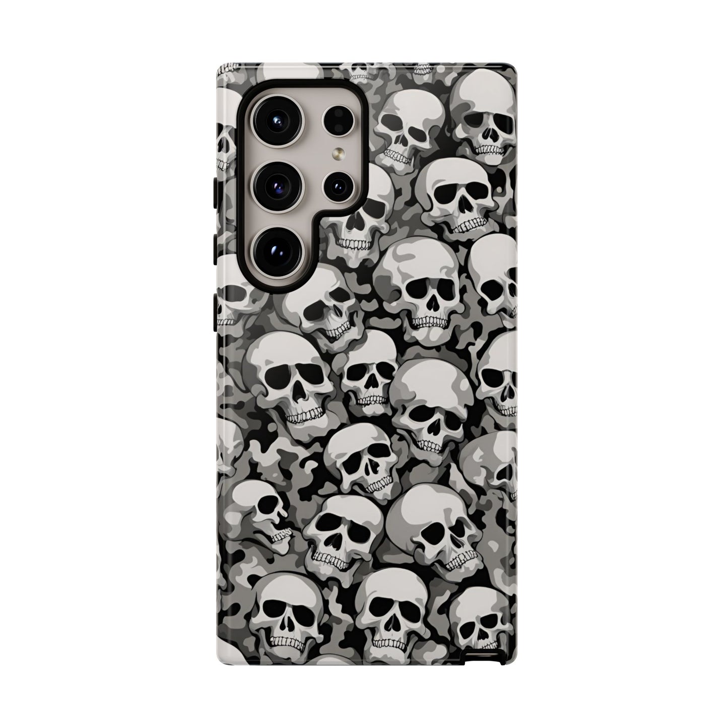 SKULL phone case TOUGH iPhone 16/15/14/13/12/11 Pro Max | Galaxy S24/S23/S22 Ultra | Pixel 7/8/9 | Slim & Tough