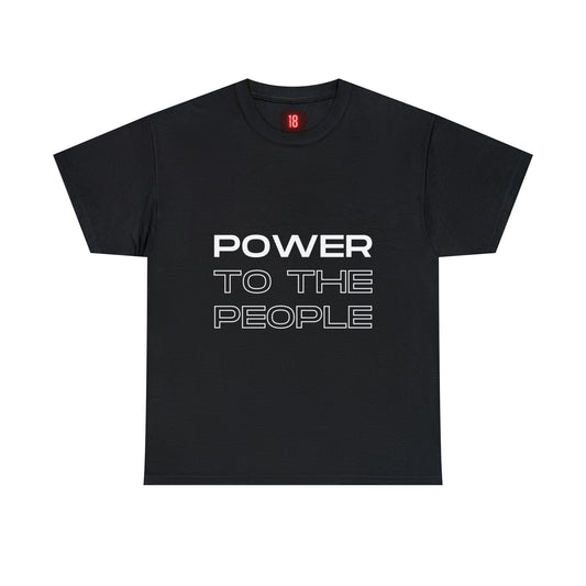 Power to the people (USA cotton & manufactured)