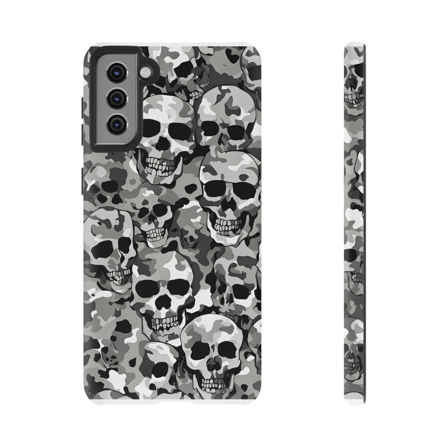 SKULL CAMO phone case TOUGH iPhone 16/15/14/13/12/11 Pro Max | Galaxy S24/S23/S22 Ultra | Pixel 7/8/9 | Slim & Tough