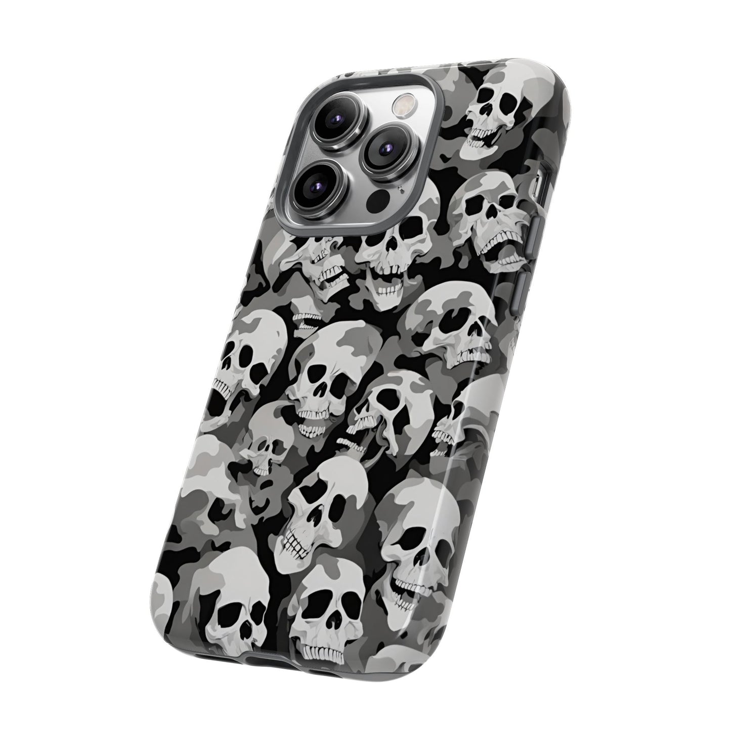 SKULL phone case TOUGH iPhone 16/15/14/13/12/11 Pro Max | Galaxy S24/S23/S22 Ultra | Pixel 7/8/9 | Slim & Tough