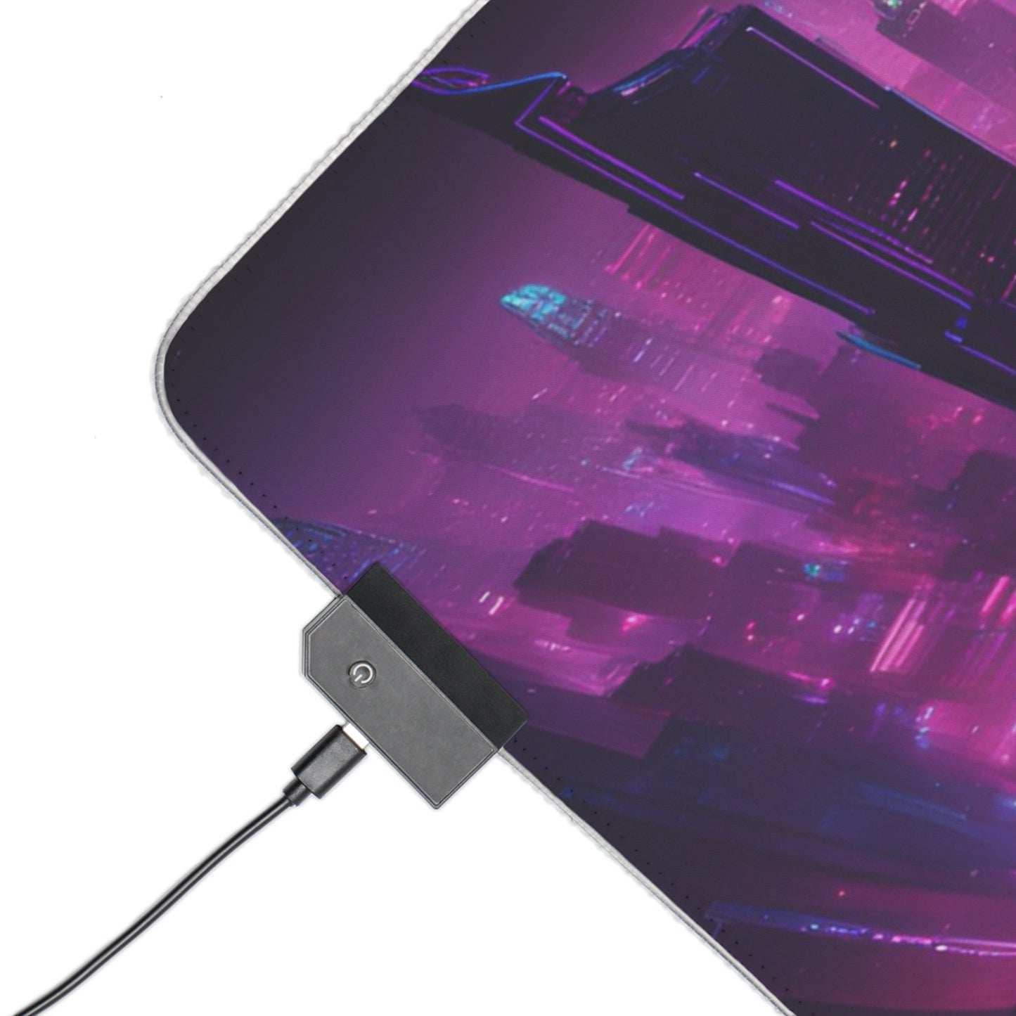 LED Gaming Mouse Pad - Cyber punk gift for gamers