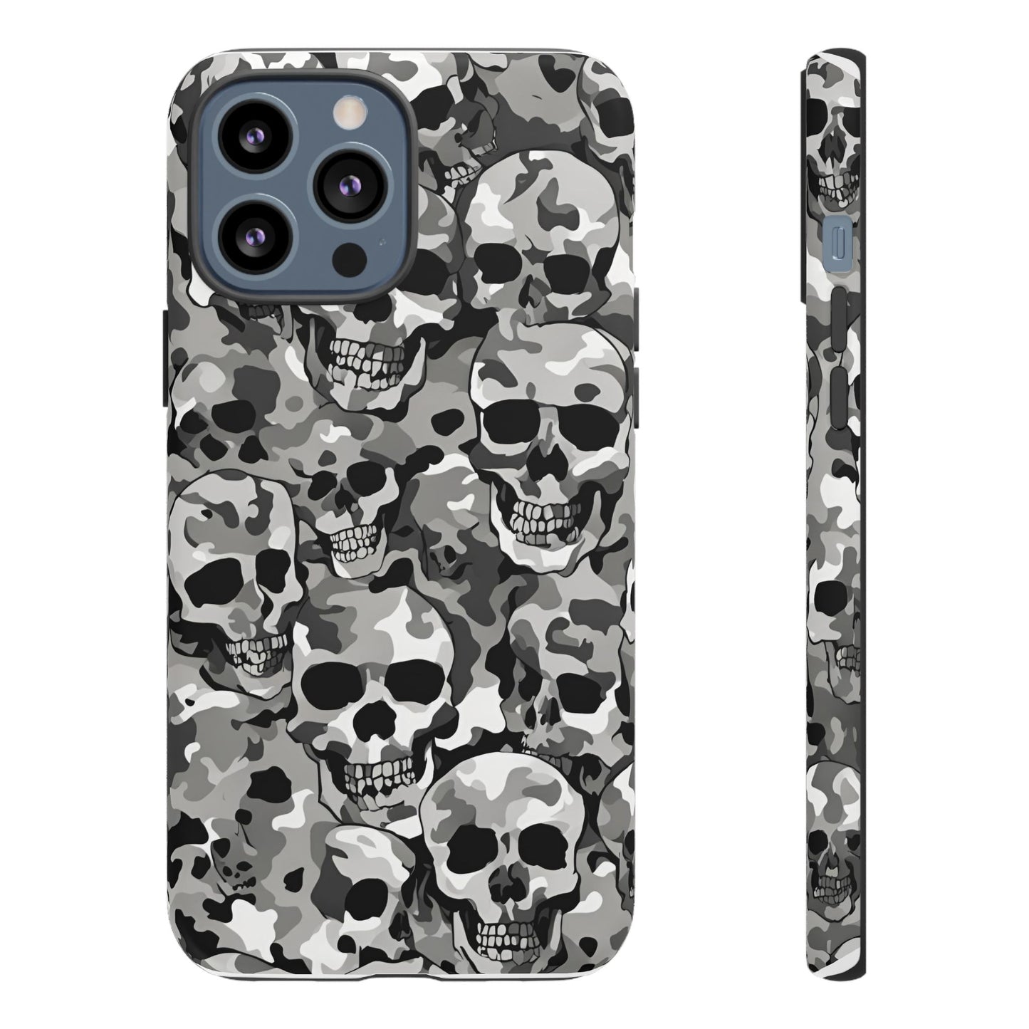 SKULL CAMO phone case TOUGH iPhone 16/15/14/13/12/11 Pro Max | Galaxy S24/S23/S22 Ultra | Pixel 7/8/9 | Slim & Tough